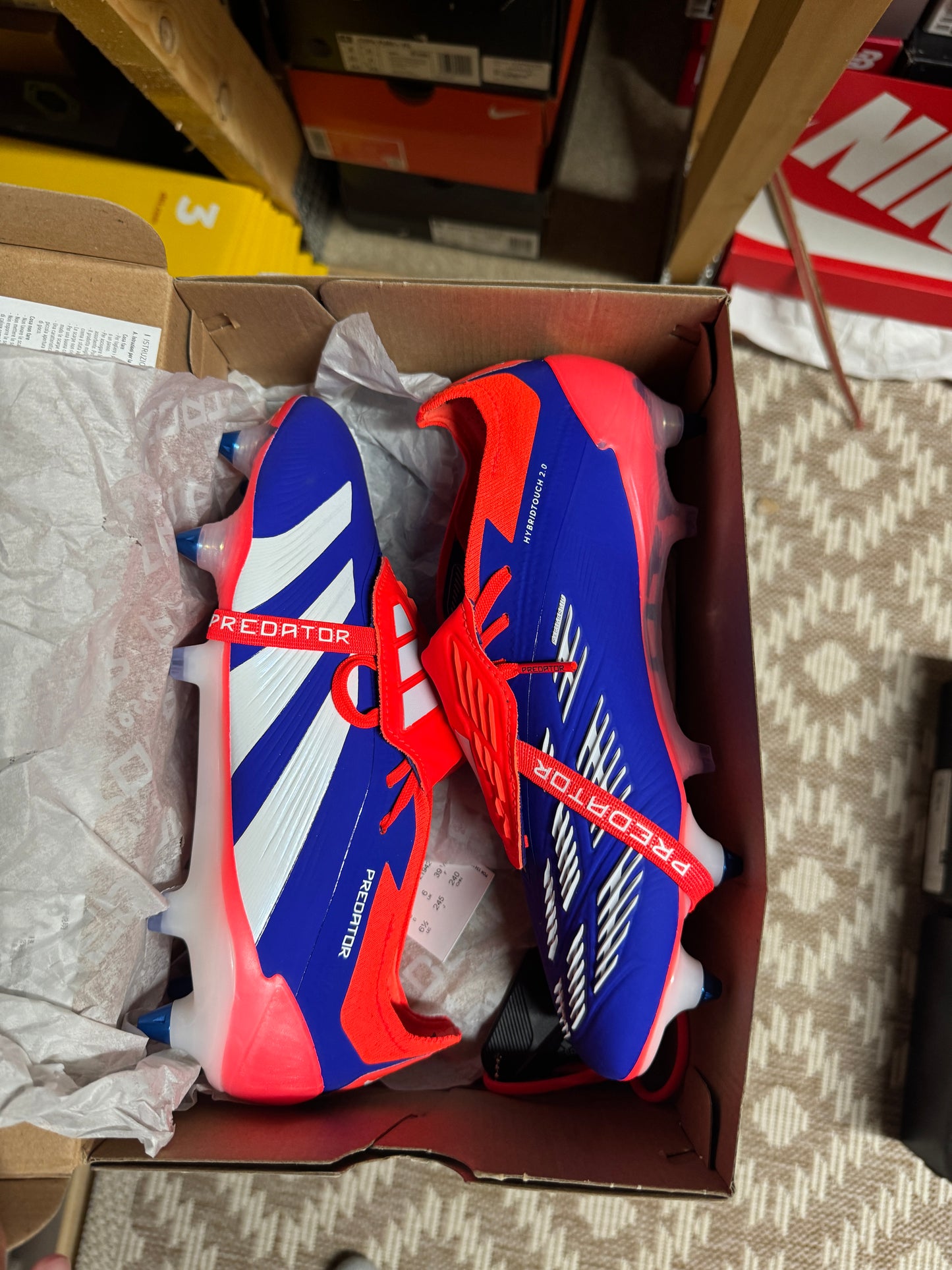 Adidas Predator Elite FT SG - Blue / Red
