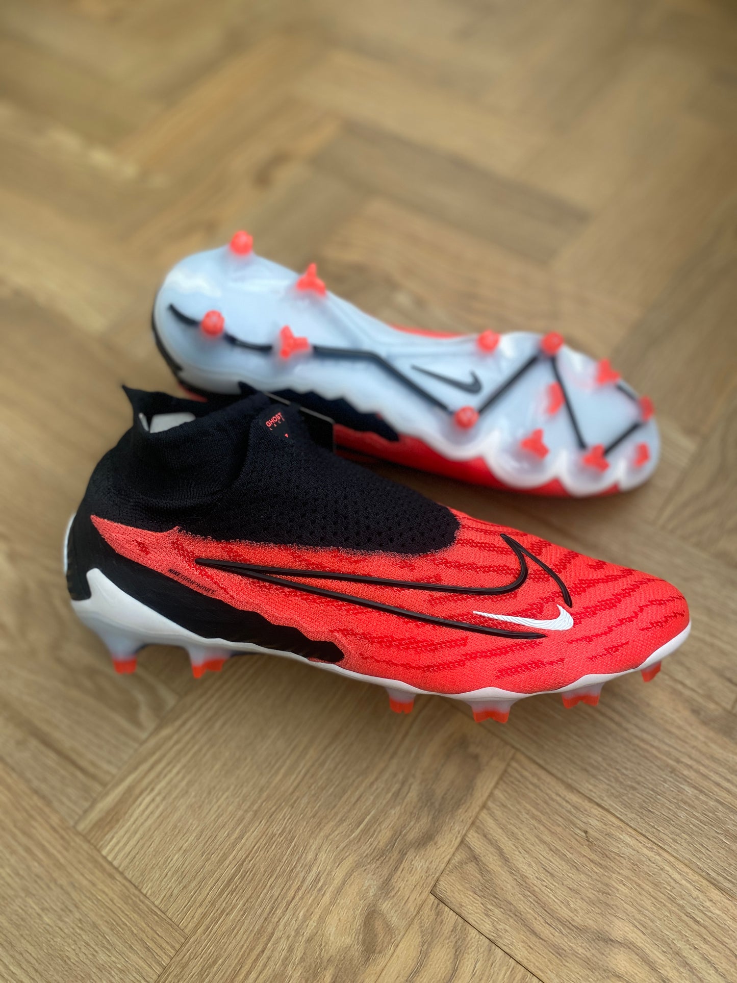 Nike Phantom GX Elite DF FG - Red / Black