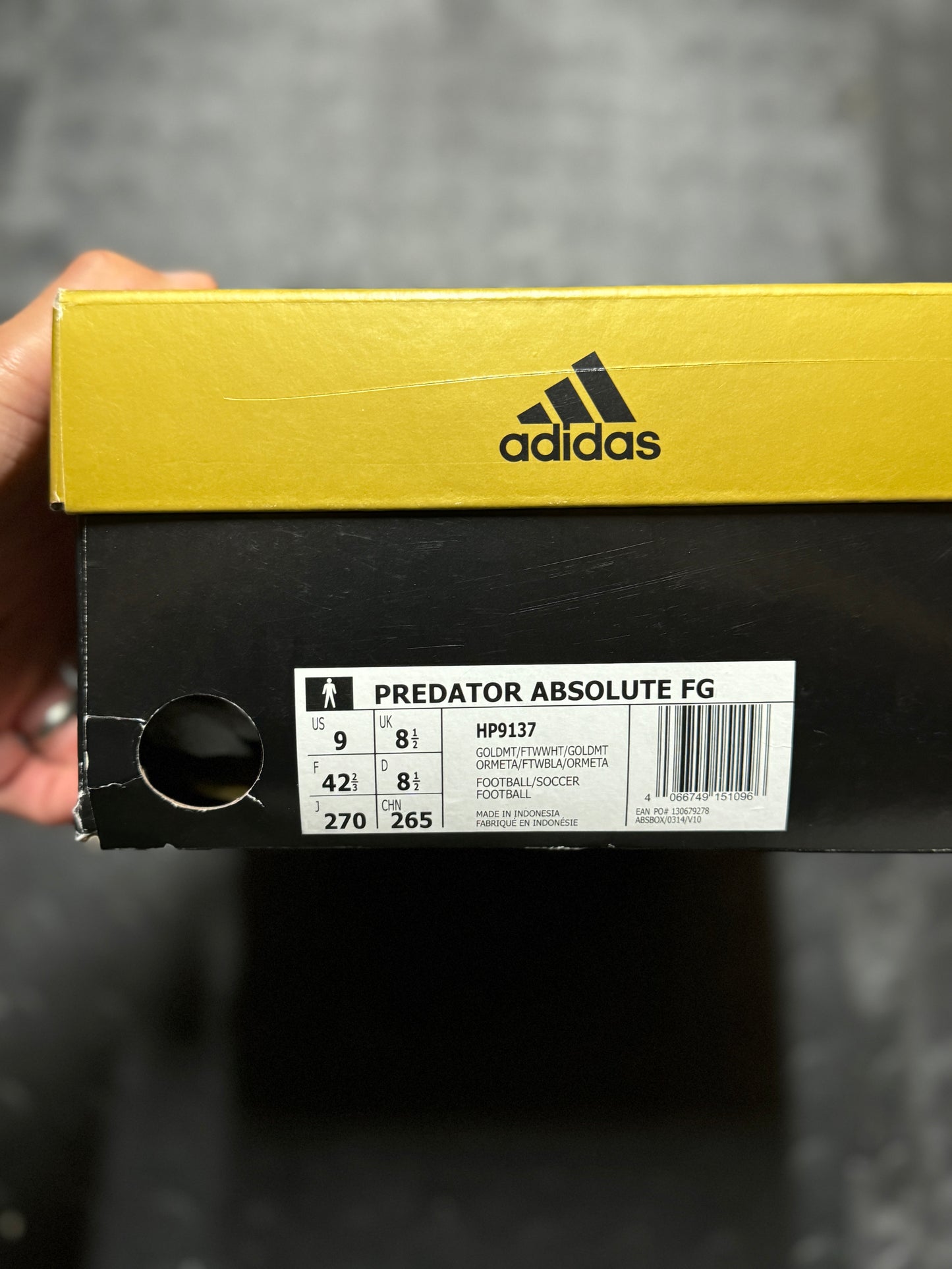 Adidas Predator Absolute Remake FG - Gold / White