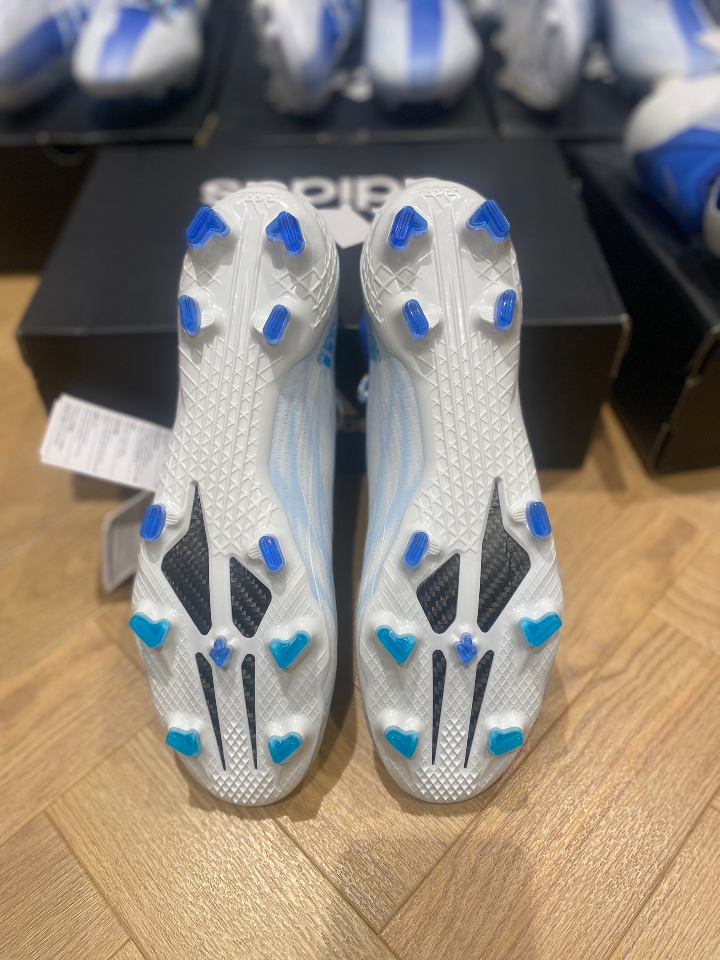 Adidas X Speedflow.1 FG - White / Blue