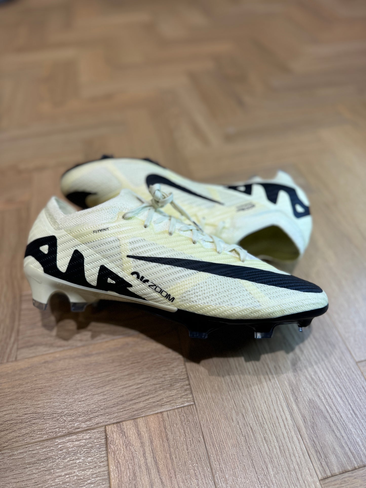 Nike Zoom Mercurial Vapor 15 Elite FG - Cream / Black