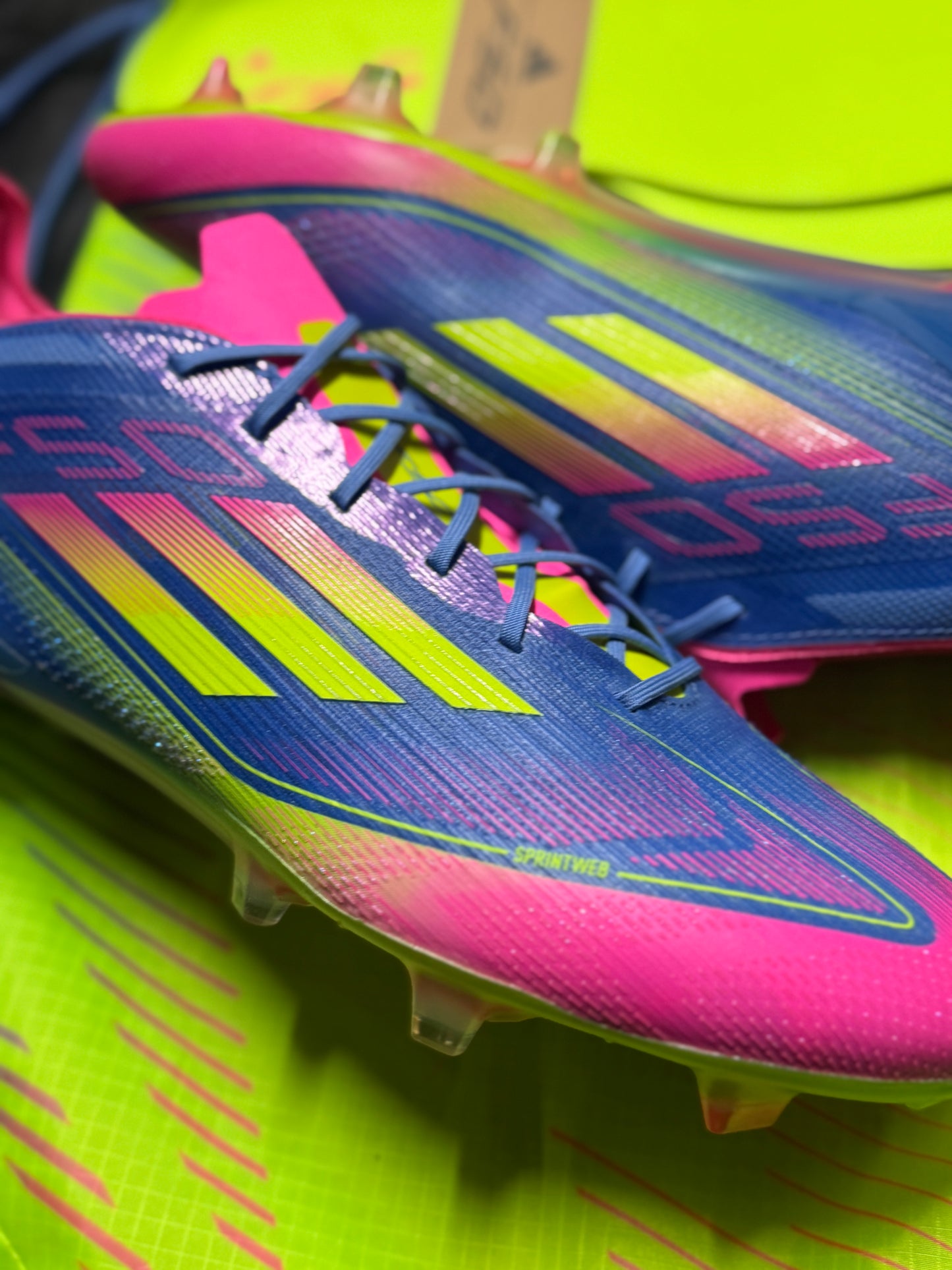 Adidas F50 LL Elite FG - Blue / Pink