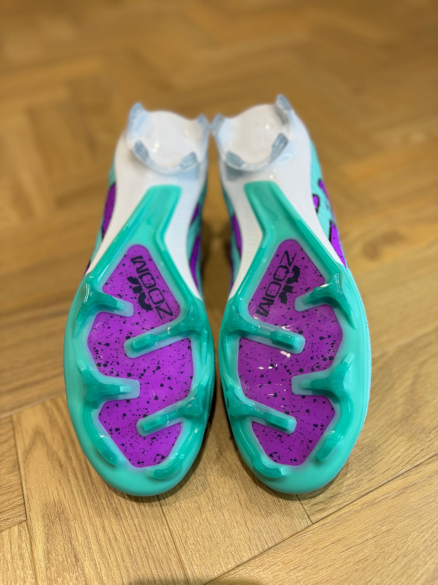 Nike Zoom Mercurial Superfly 9 Elite FG - Turquoise/ Purple