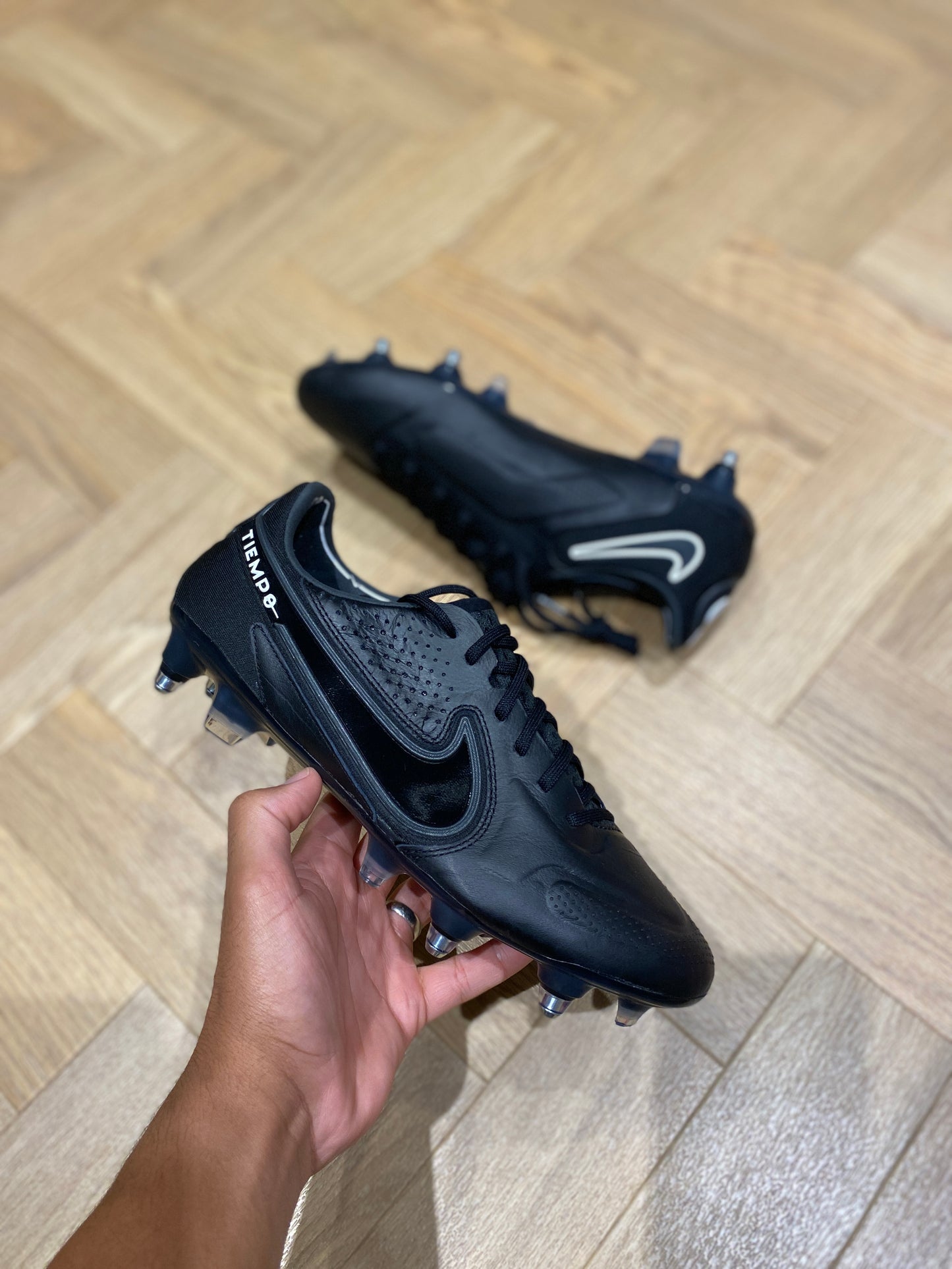 Nike Tiempo Legend 9 Elite SG-Pro AC - Black / Black