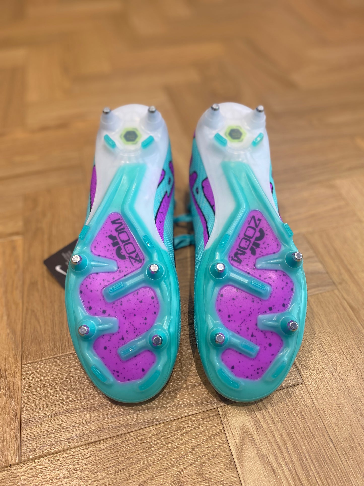 Nike Zoom Mercurial Superfly 9 Elite SG-Pro AC - Turquoise / Purple