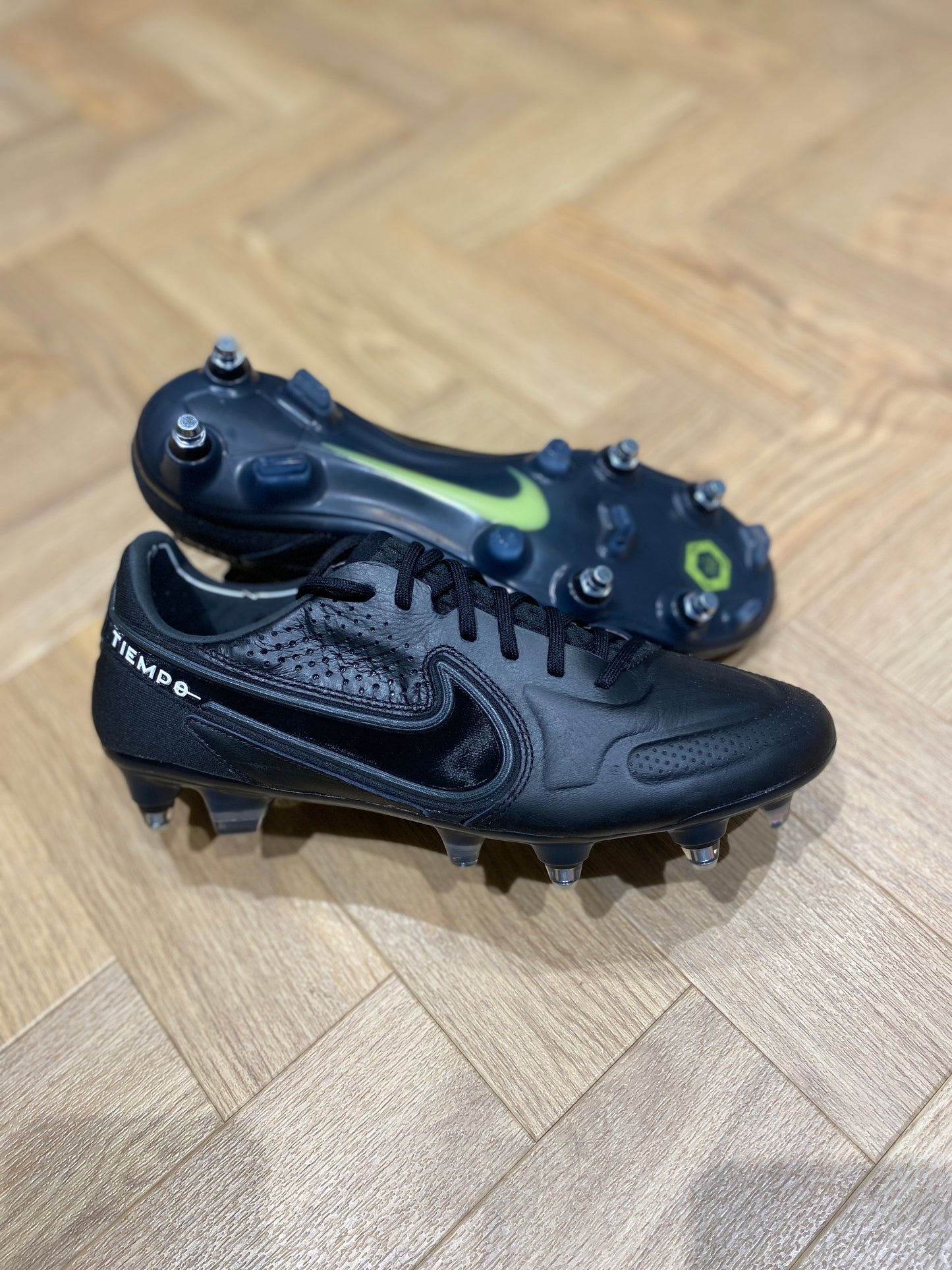 Nike Tiempo Legend 9 Elite SG-Pro AC - Black / Black