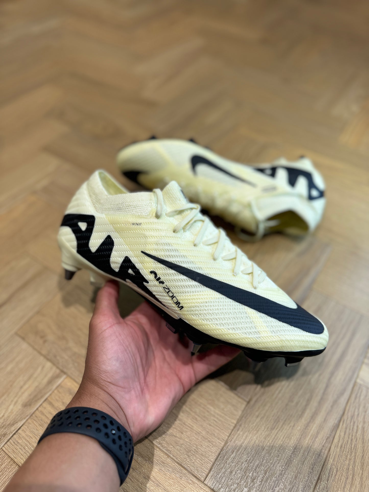 Nike Zoom Mercurial Vapor 15 Elite SG-Pro - Cream / Black