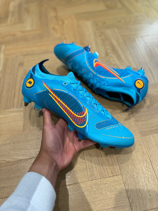 Nike Mercurial Vapor 14 Elite SG - Blue / Yellow