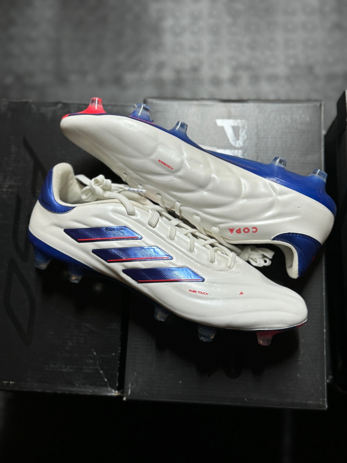 Adidas Copa Pure 2 Elite FG - White / Blue