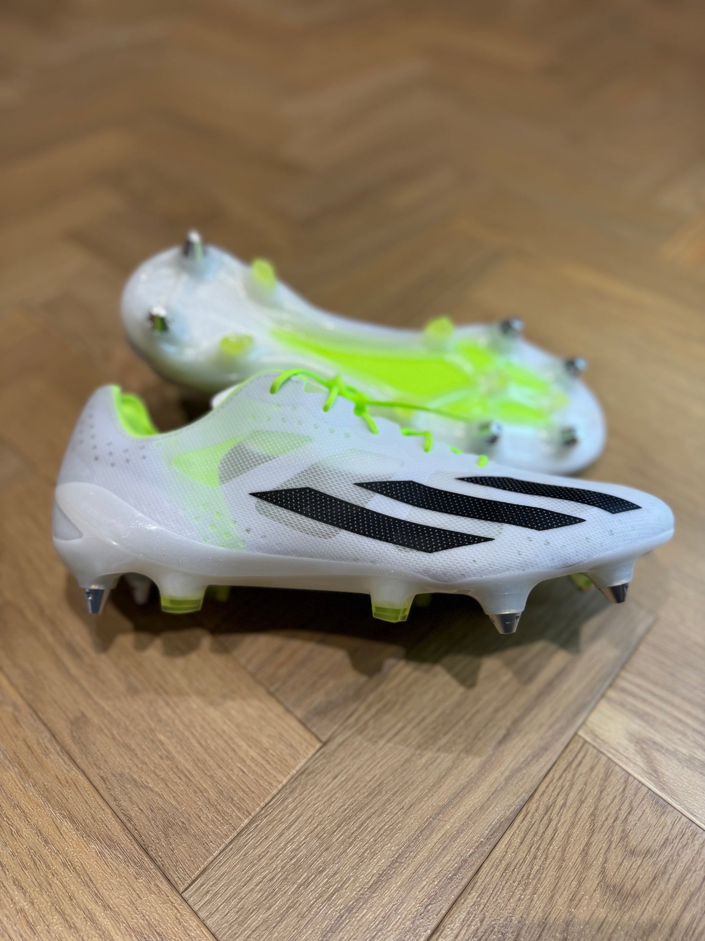 Adidas X Crazyfast + SG - White / Green