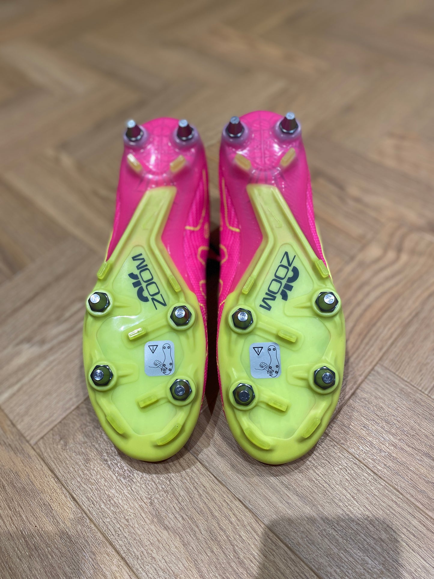 Nike Zoom Mercurial Superfly 9 Elite SG-Pro - Pink / Yellow