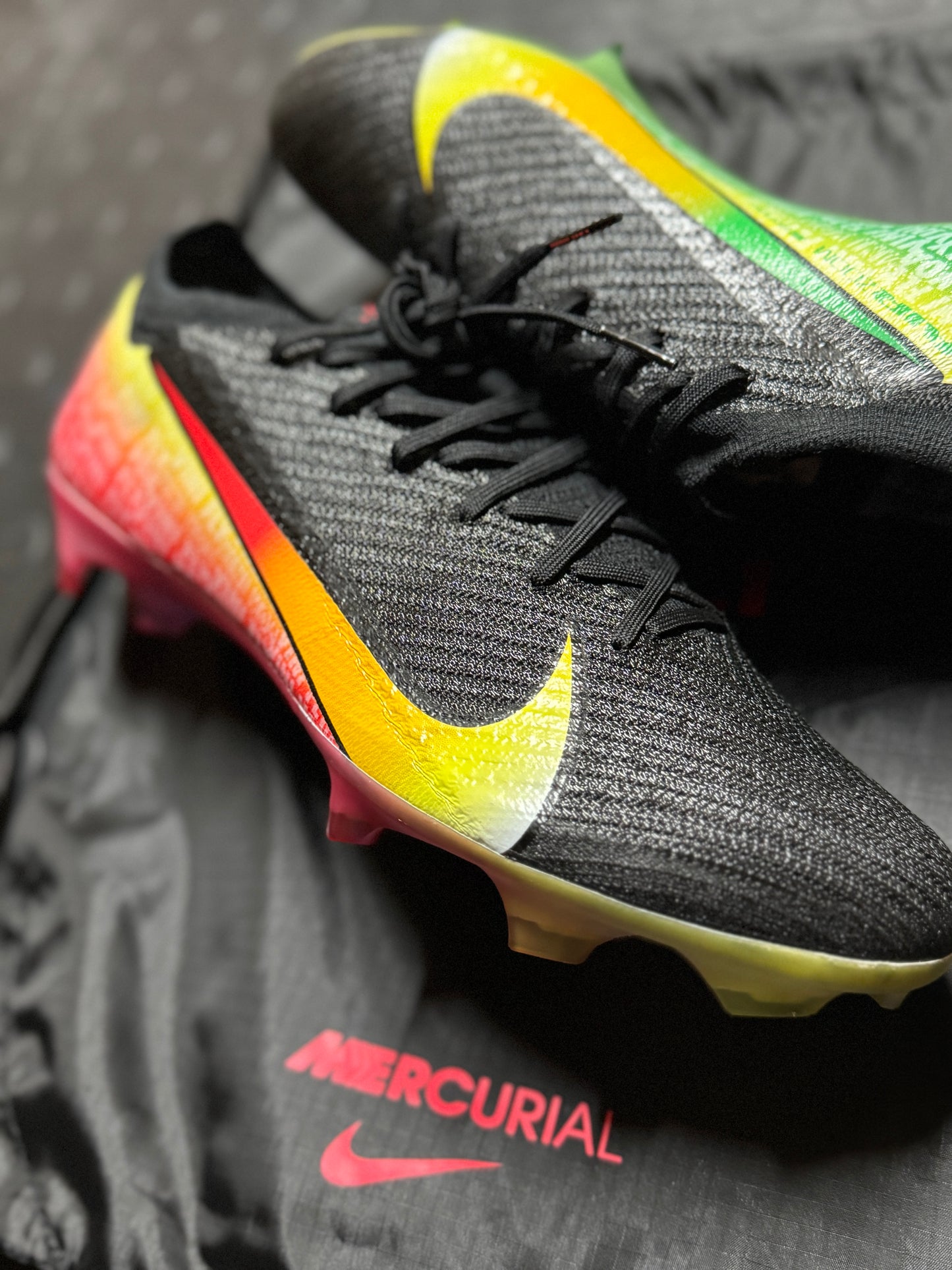 Nike Zoom Mercurial Vapor 16 Elite Vini Jr FG - Black / Red / Green