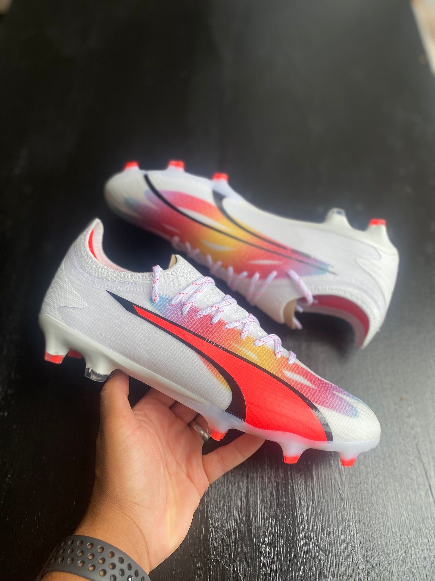 Puma Ultra Ultimate FG - White / Red