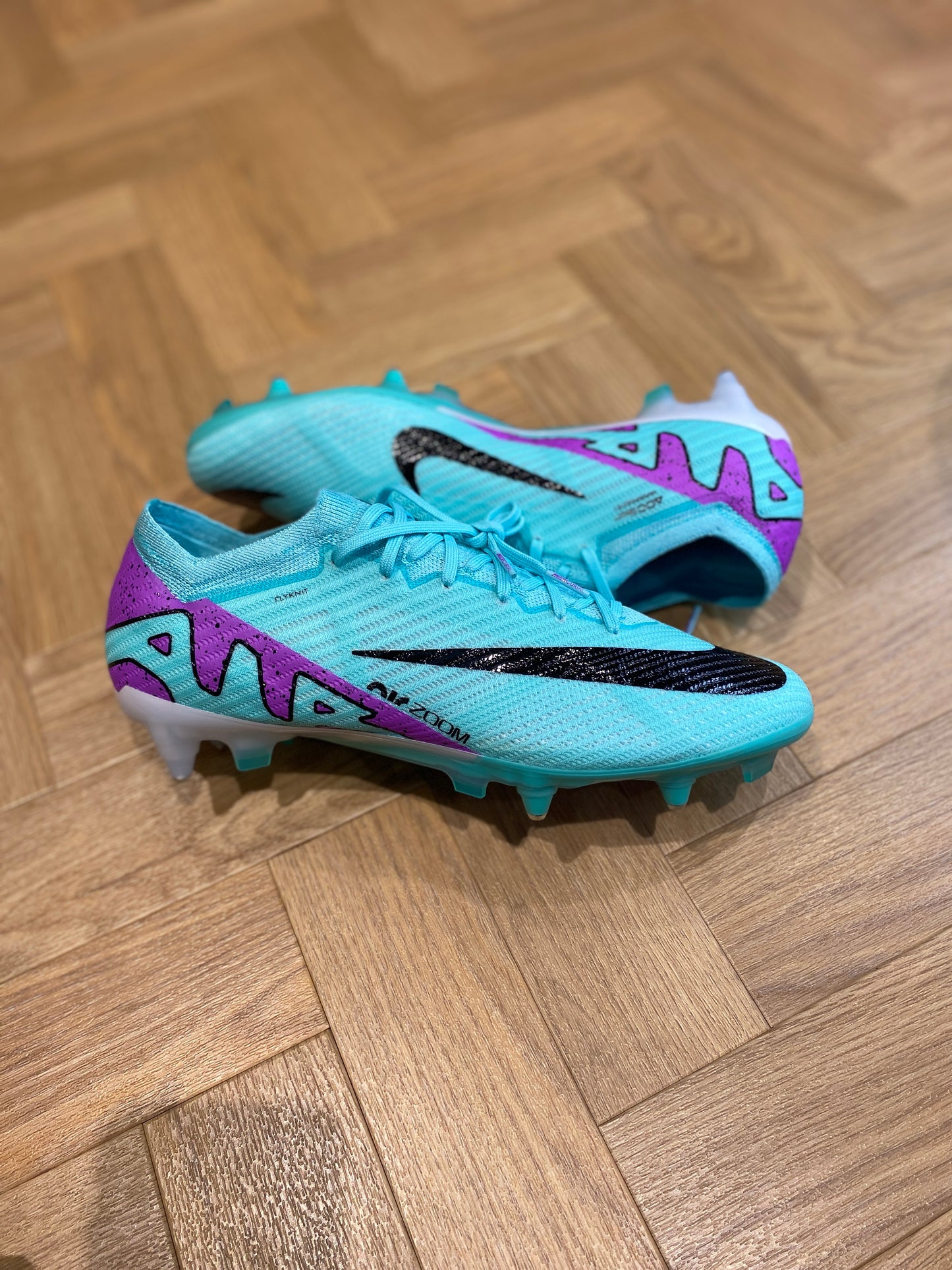 Nike Zoom Mercurial Vapor 15 Elite SG-Pro AC - Turquoise/ Purple