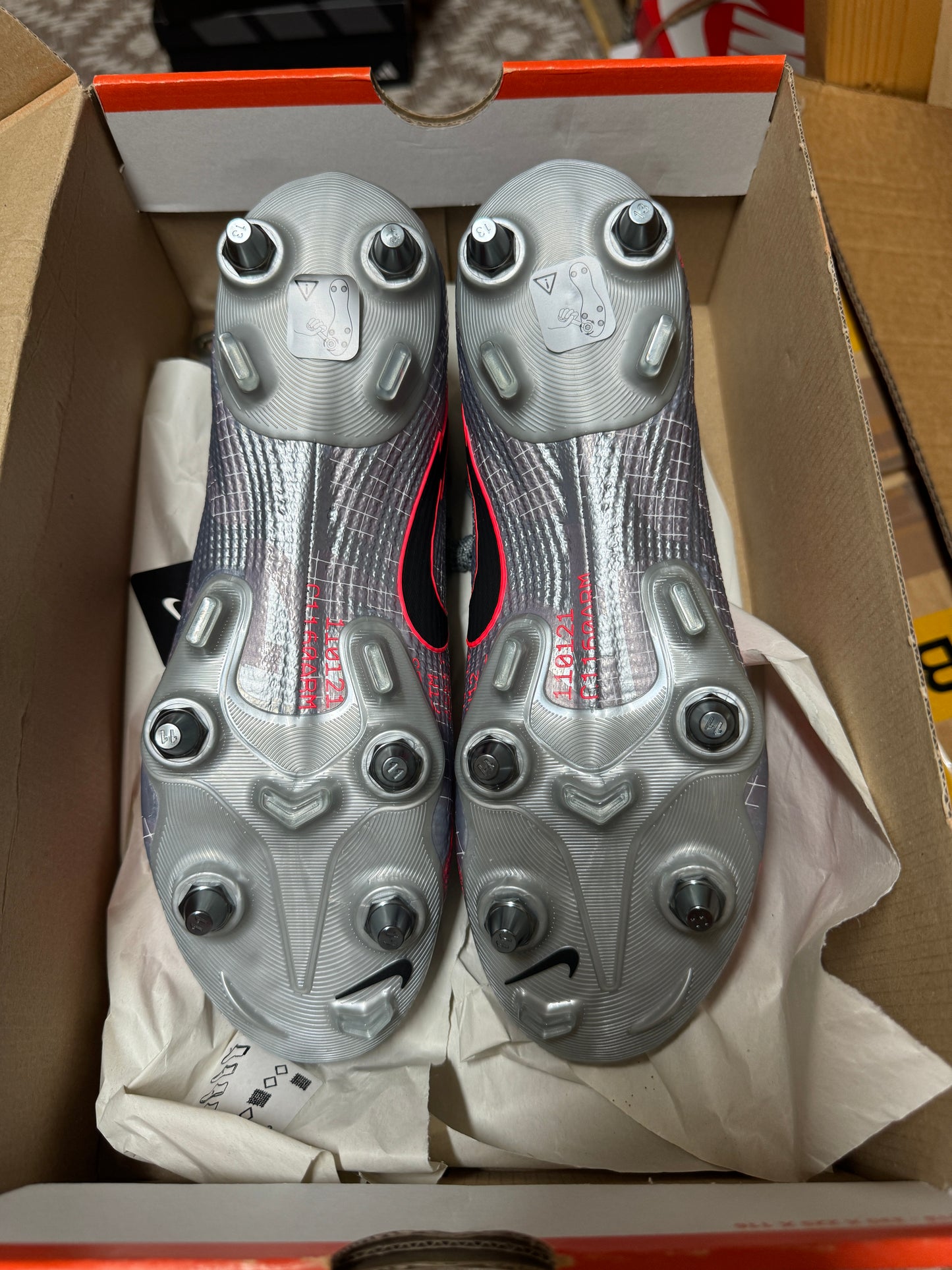 Nike Superfly 7 Elite SG-Pro - Silver / Orange