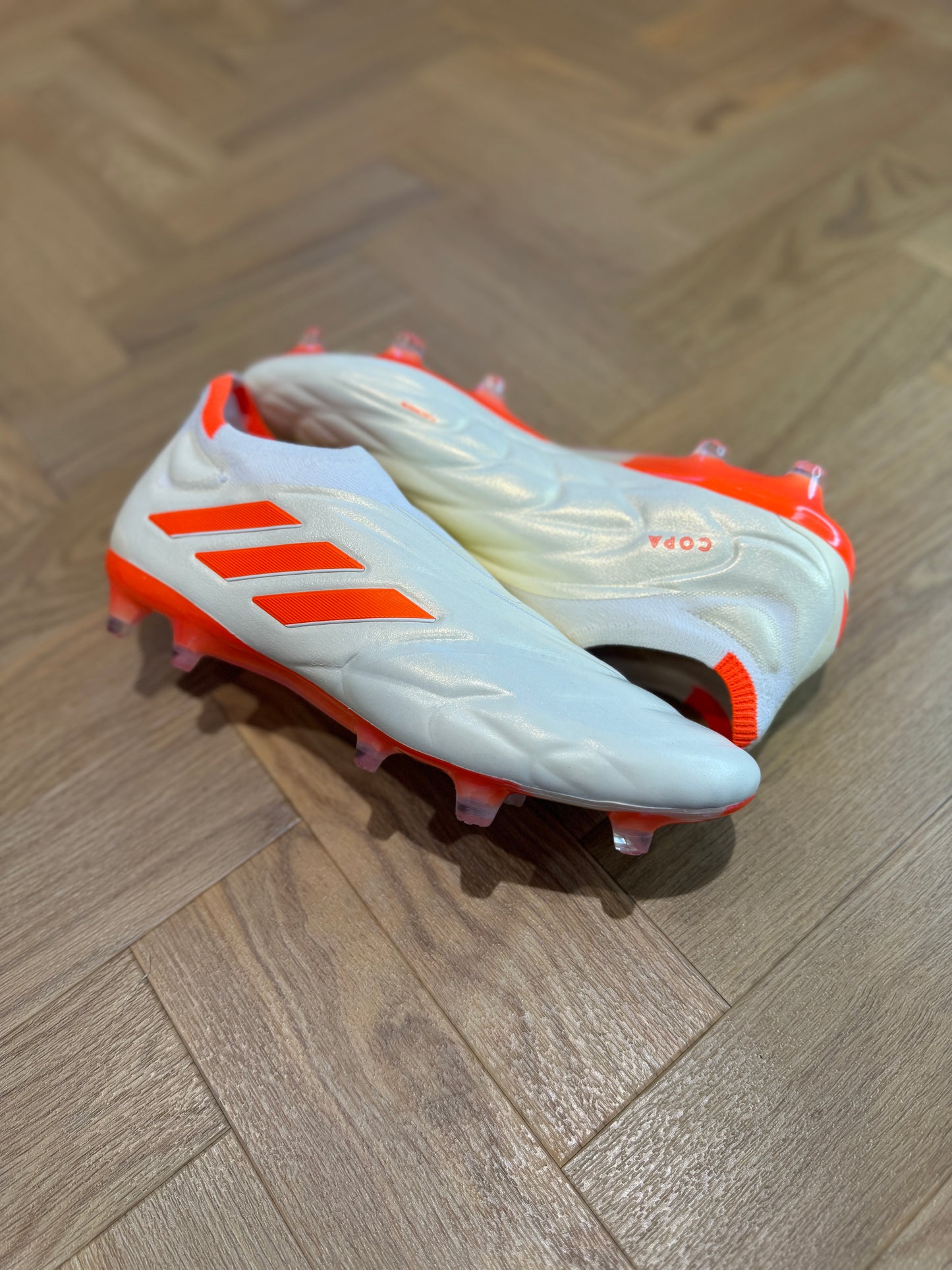 Adidas Copa Pure + FG - Cream / Orange