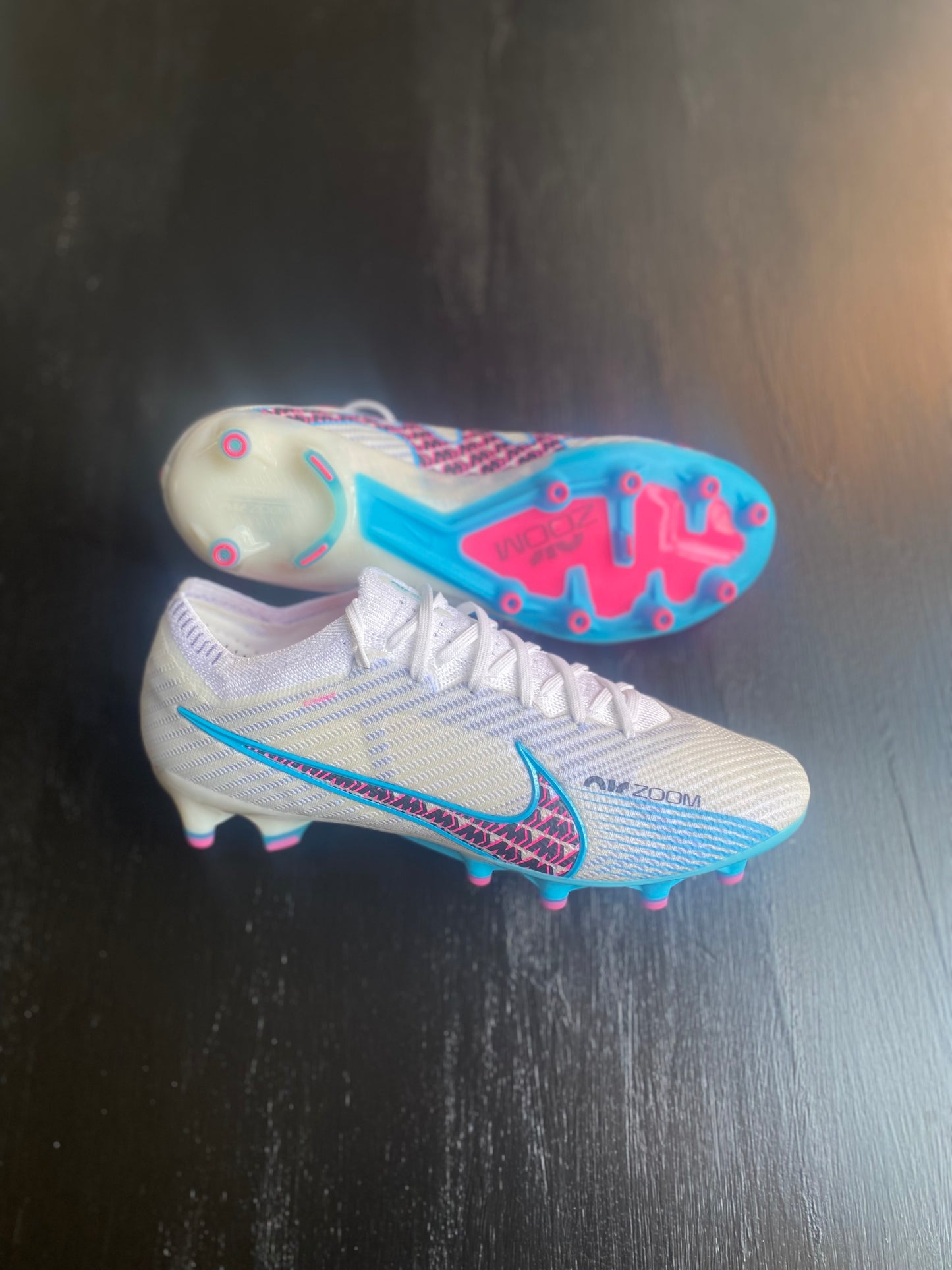 Nike Zoom Vapor 15 Elite AG - White / Blue