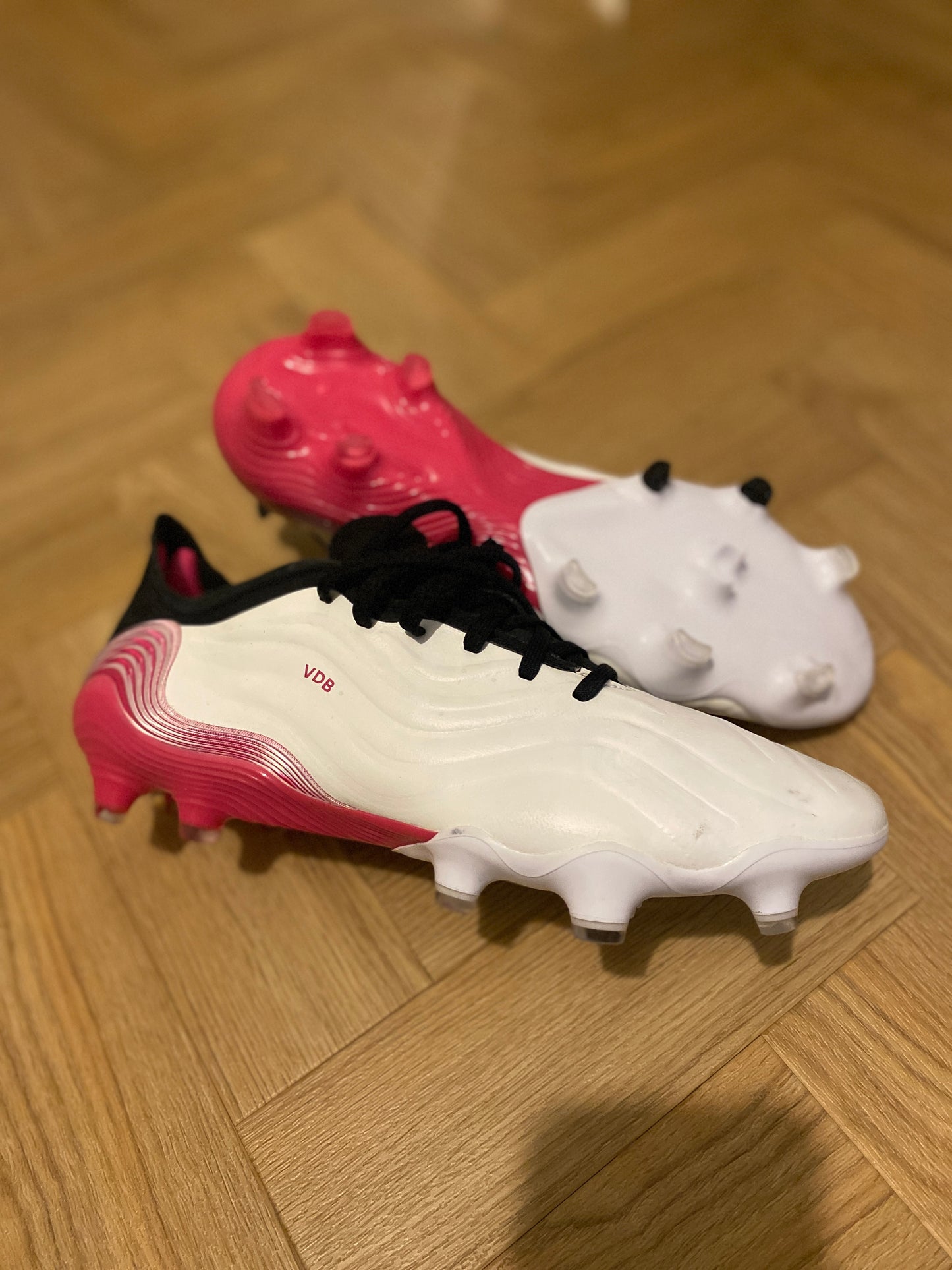 Adidas Copa Sense.1 FG 'DVB' - White / Pink