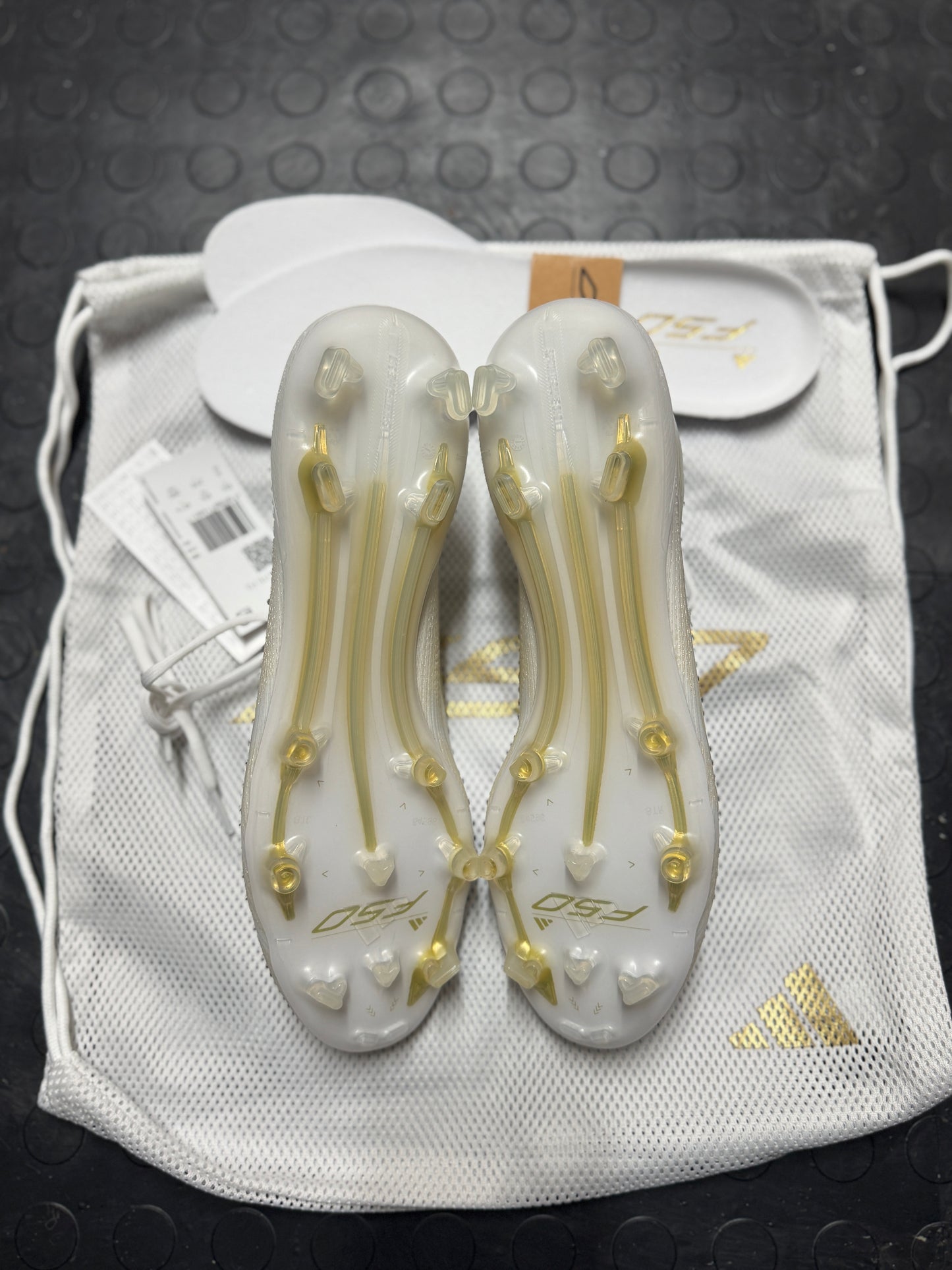 Adidas F50 Elite FG - White / Gold