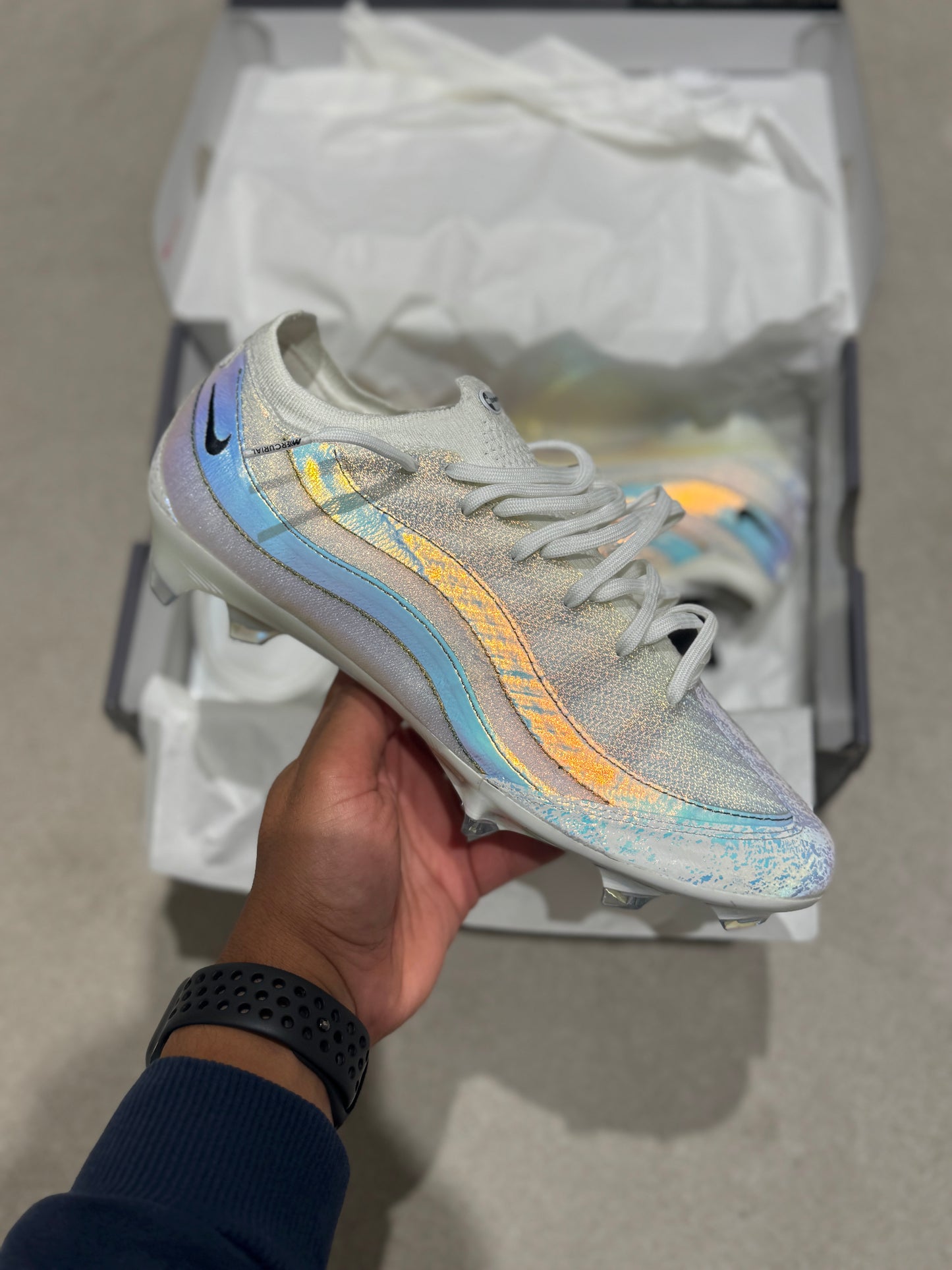 Nike Zoom Vapor 16 Elite X Air Max 95 FG - White / White