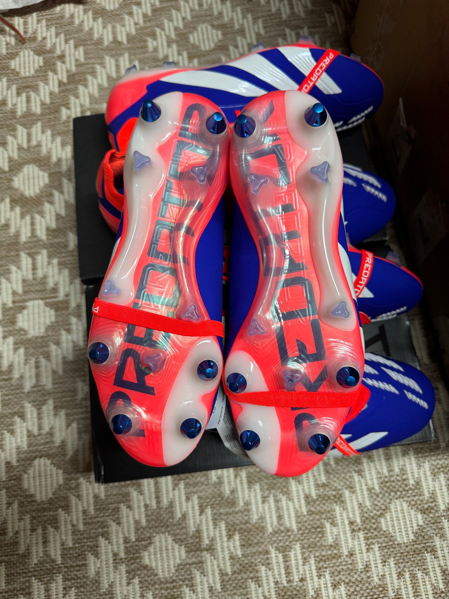 Adidas Predator Elite FT SG - Blue / Red