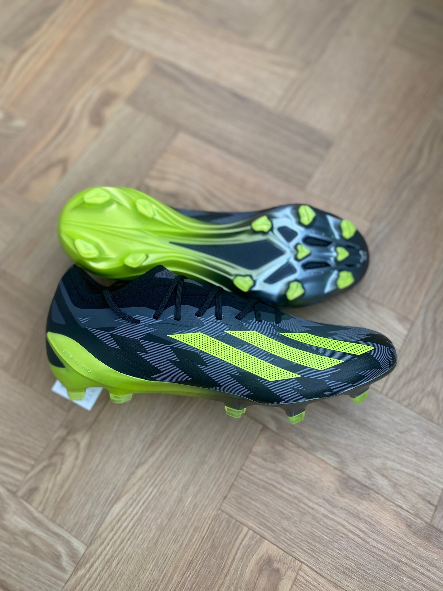 Adidas X Crazyfast.1 FG - Black / Green