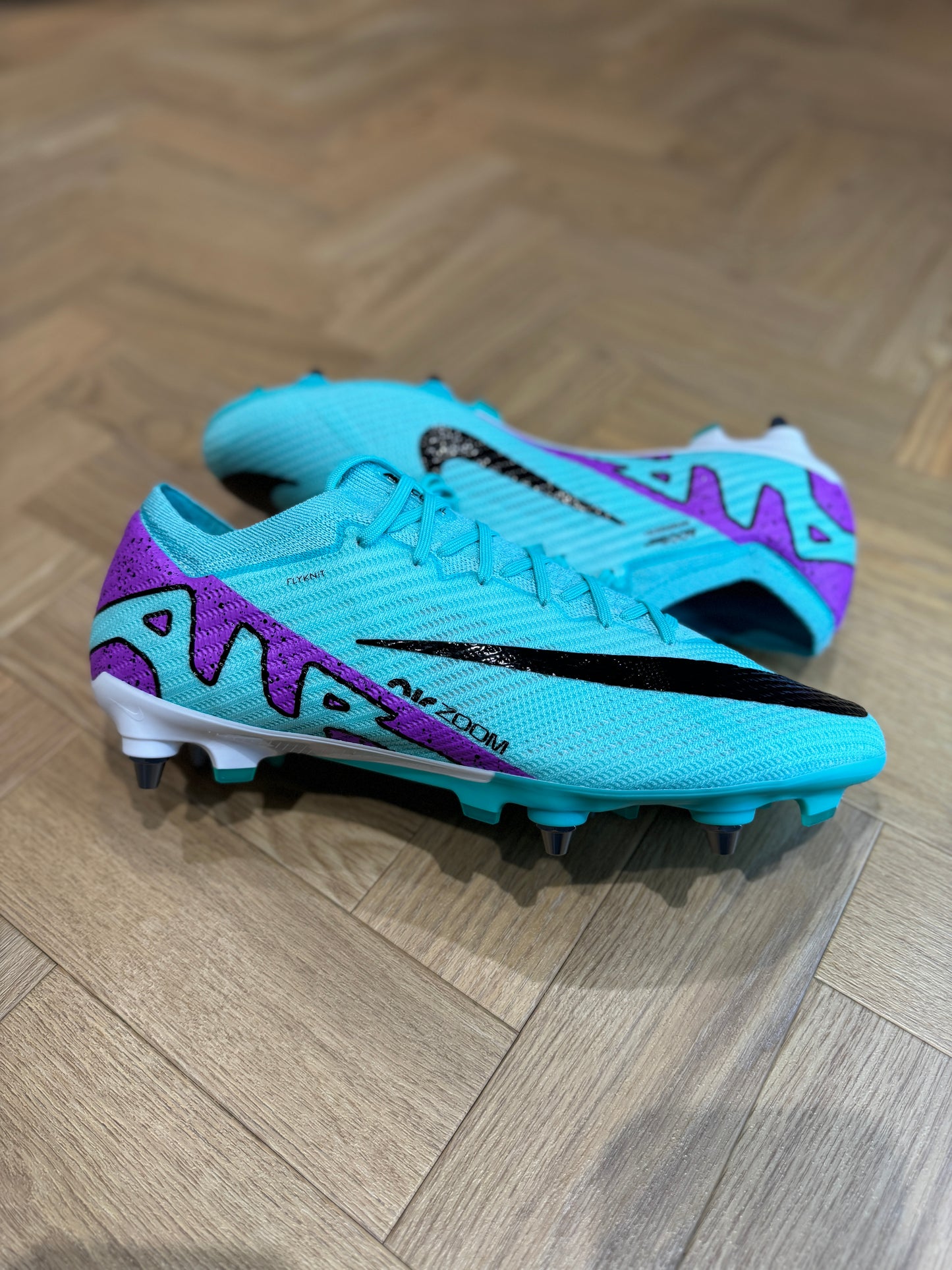 Nike Zoom Mercurial Vapor 15 Elite SG-Pro - Turquoise/ Purple