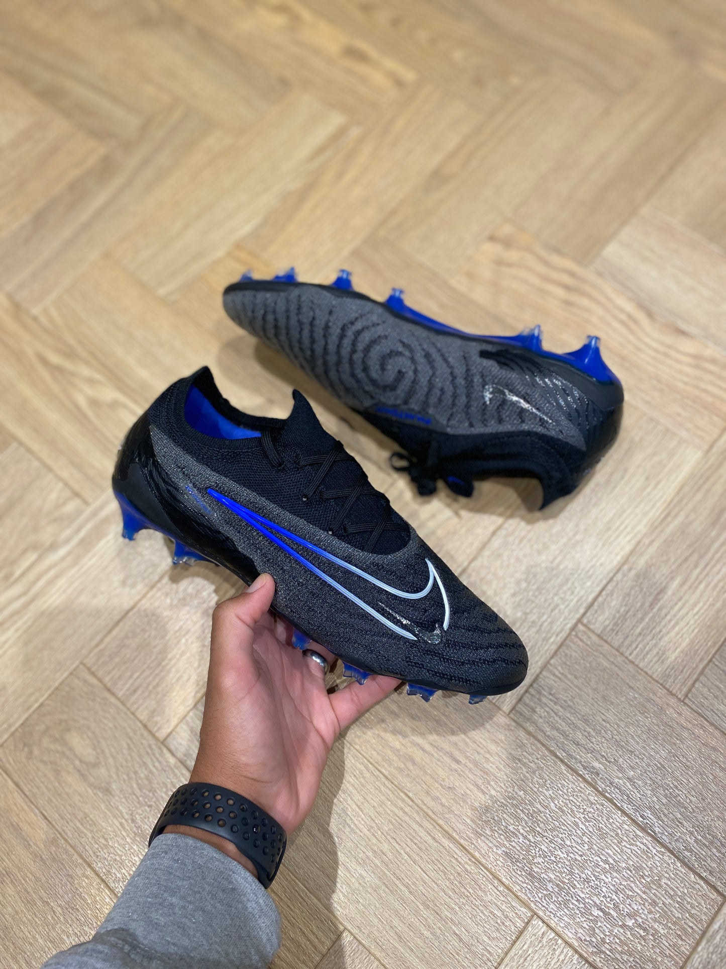 Nike Phantom GX Elite FG - Black / Blue