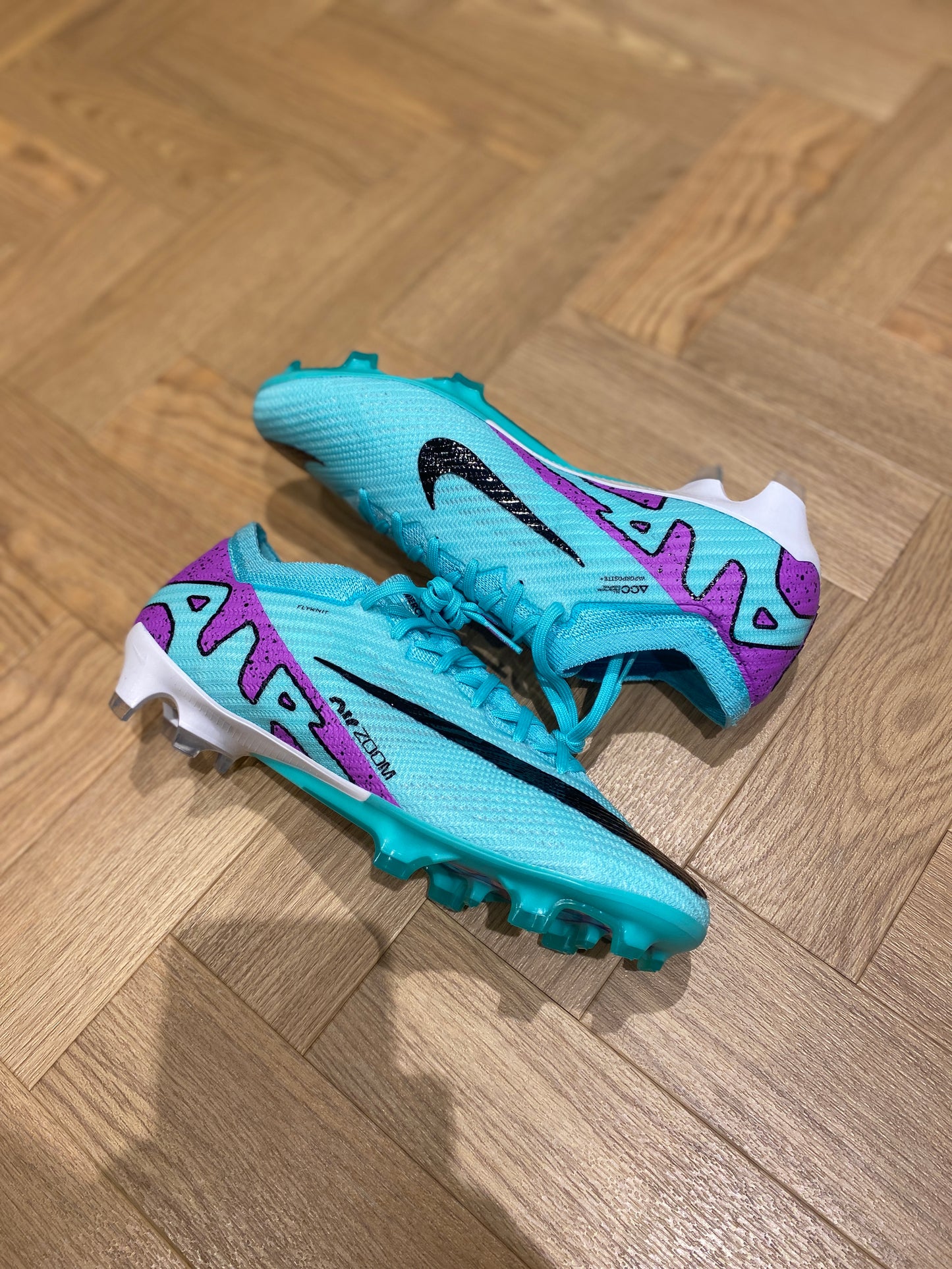 Nike Zoom Mercurial Vapor 15 Elite FG - Turquoise/ Purple