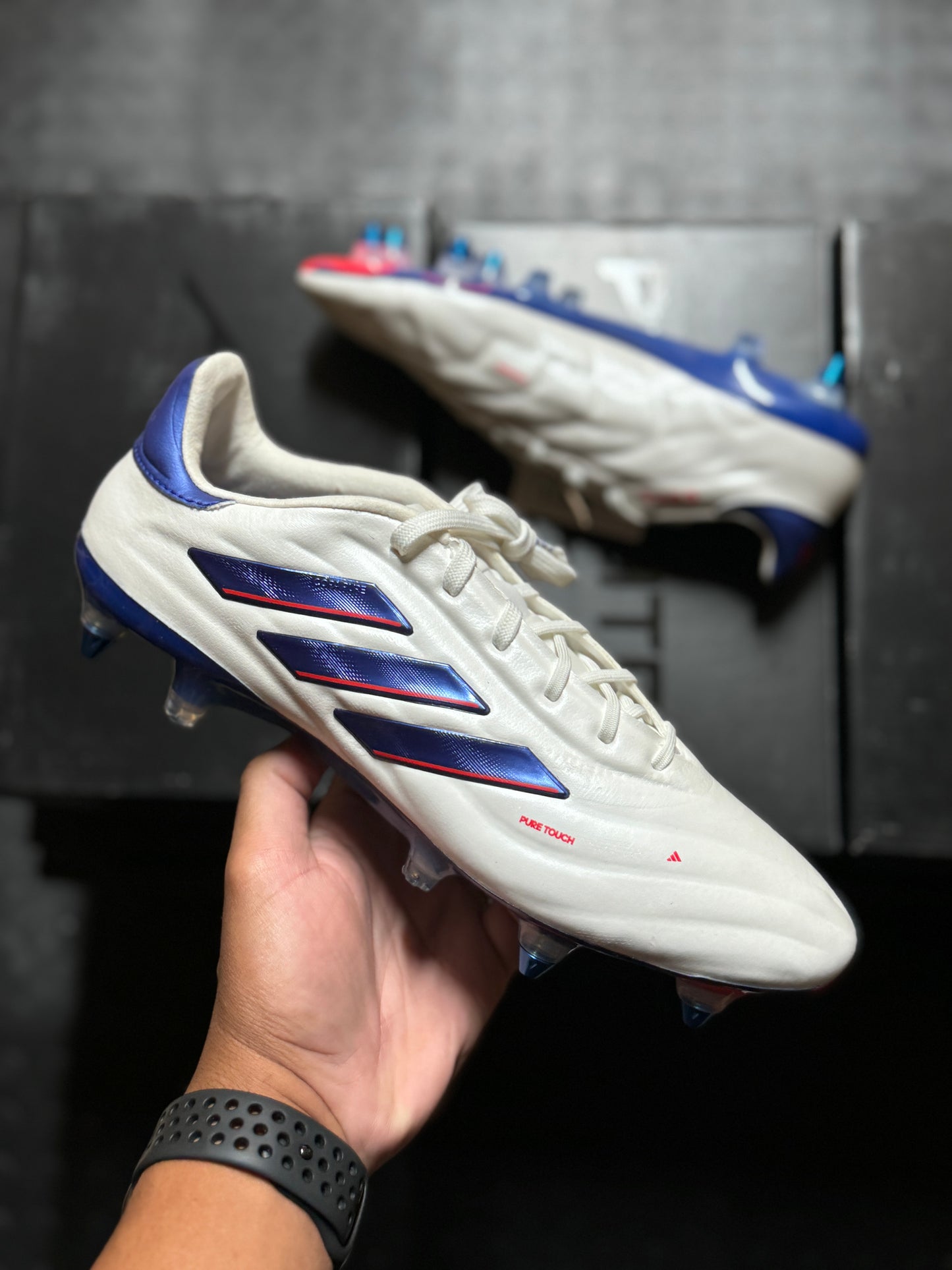 Adidas Copa Pure 2 Elite SG - White / Blue