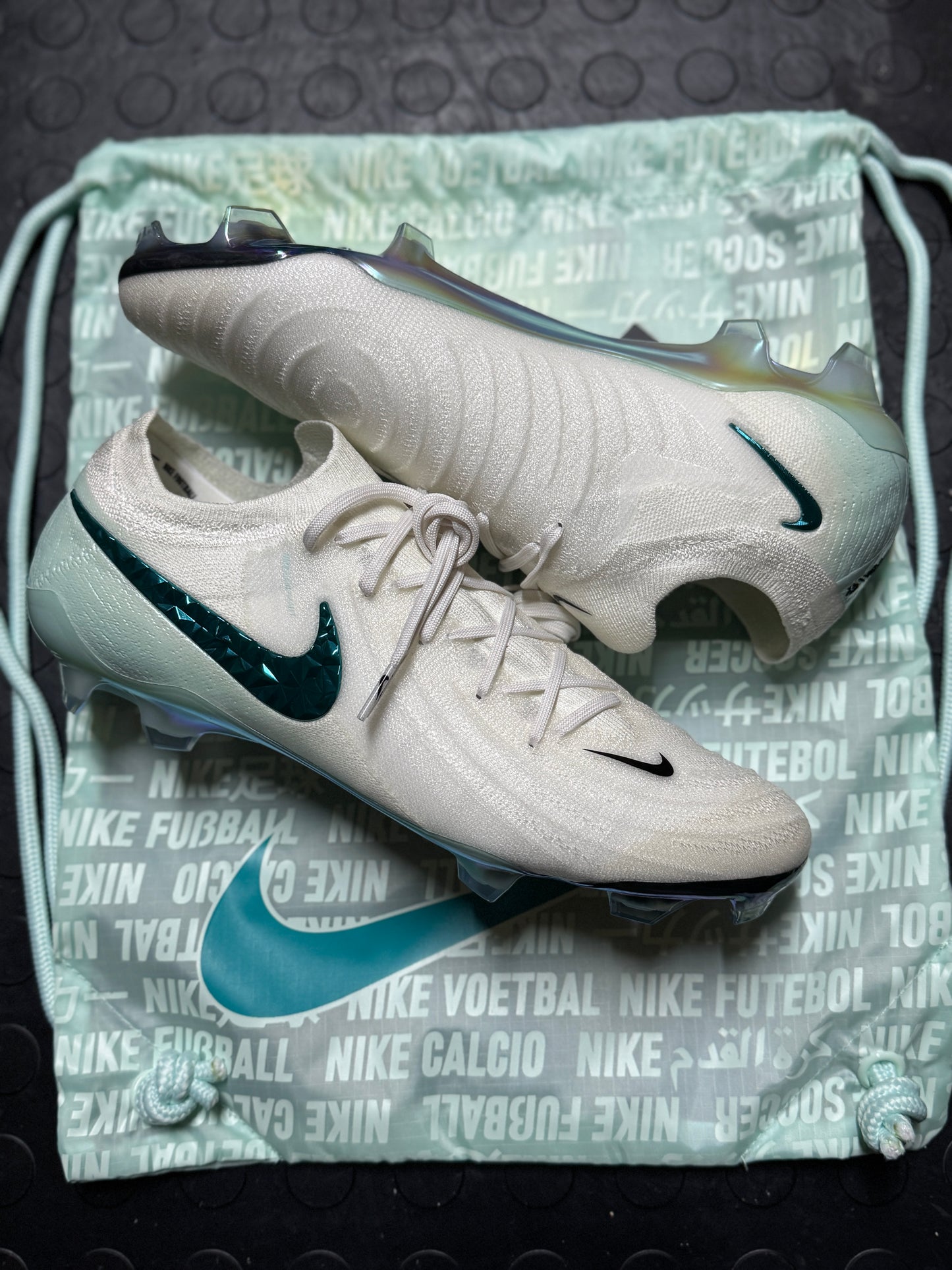 Nike Phantom GX 2 LV8 Elite FG - White / Emerald Green
