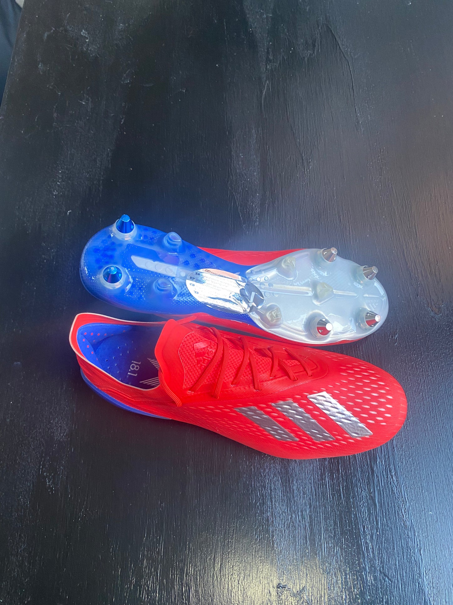 Adidas X 18.1 SG - Red / Blue / Silver