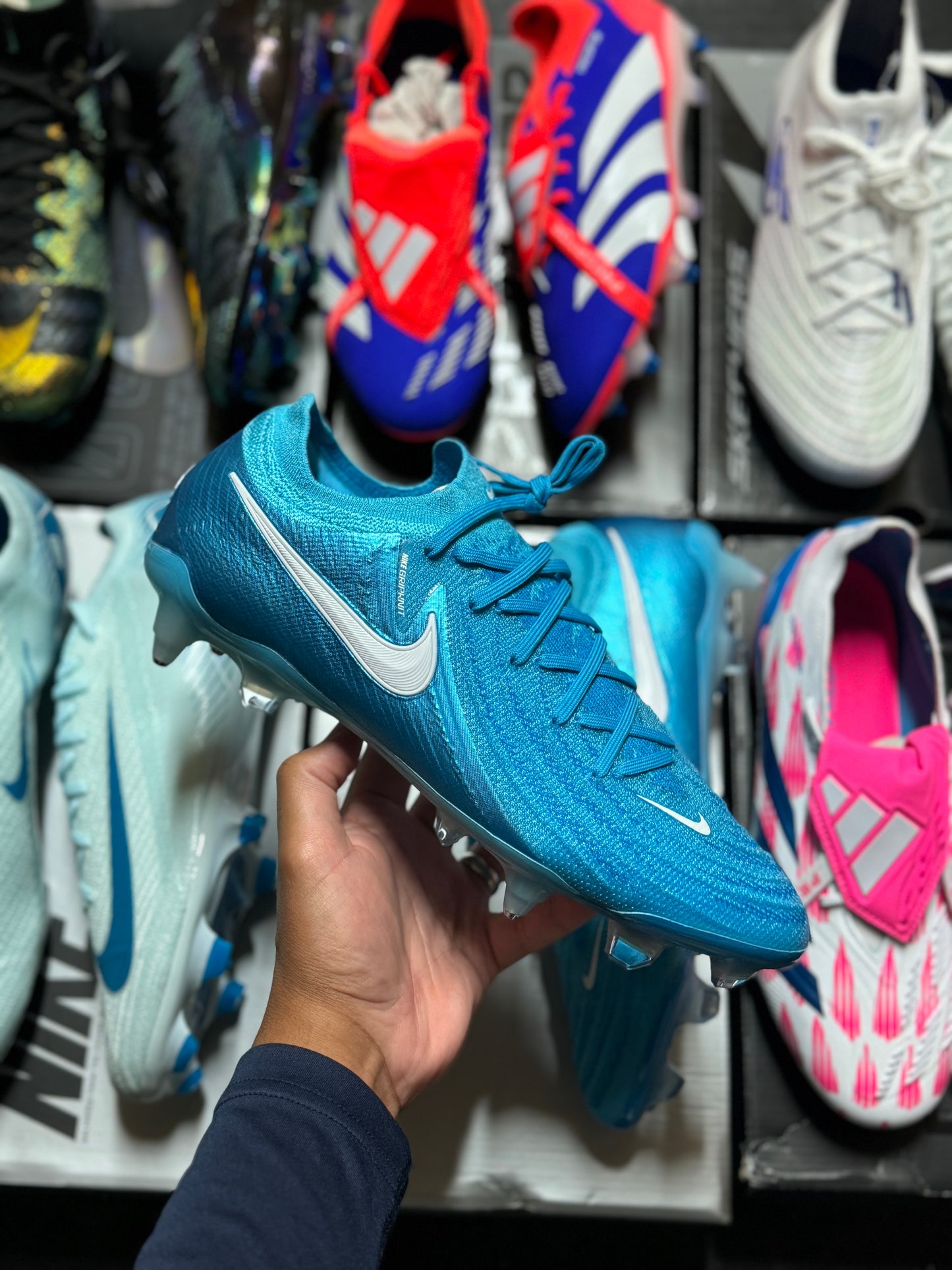 Nike Phantom GX 2 Elite SG AC - Blue / White