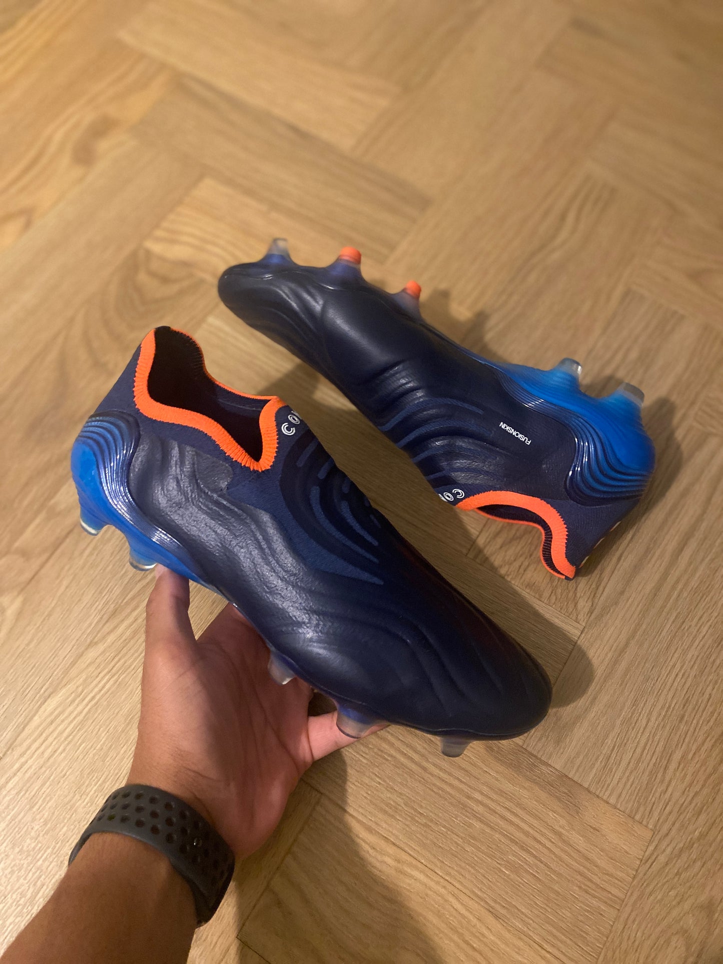 Adidas Copa Sense + FG - Navy / Orange