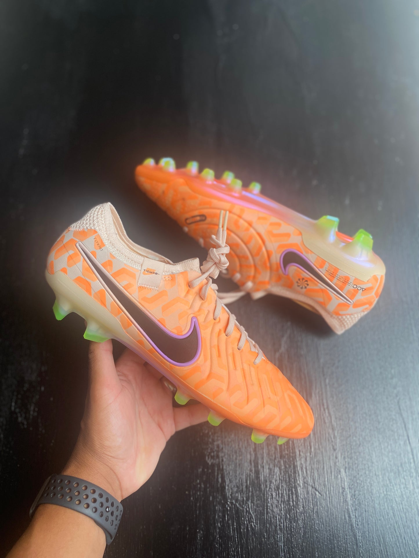 Nike Tiempo Legend 10 Elite FG - Orange / Cream