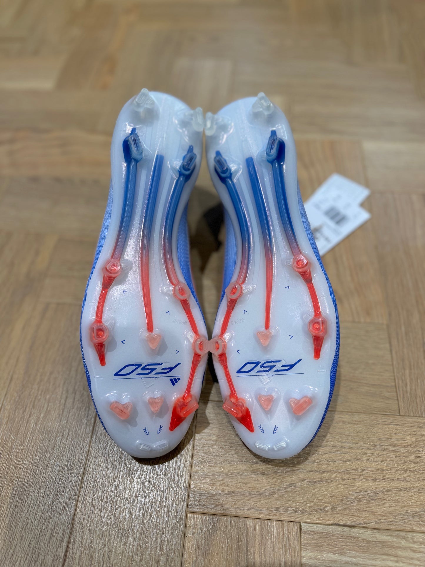 Adidas F50 Elite FG - White / Blue