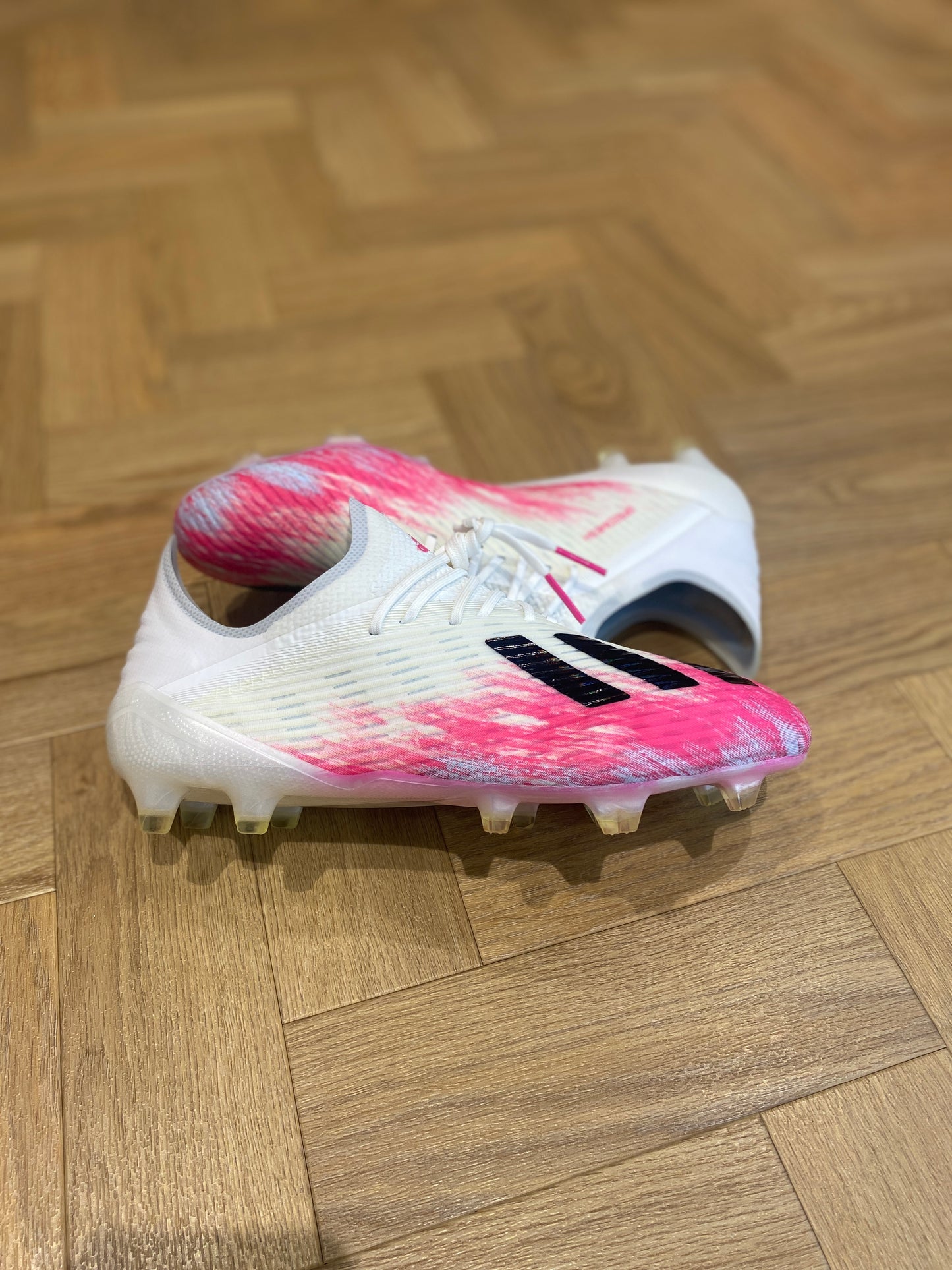 Adidas X 19.1 FG - White / Pink