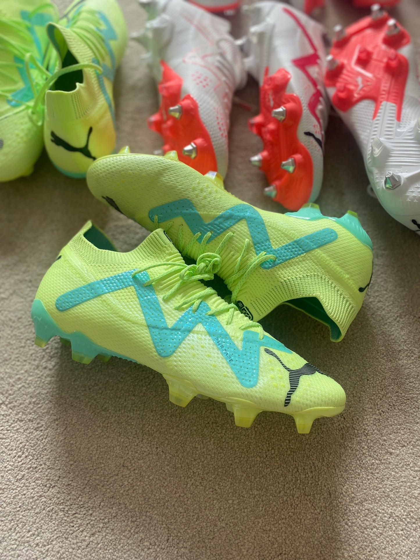 Puma Future Ultimate FG - Yellow / Blue