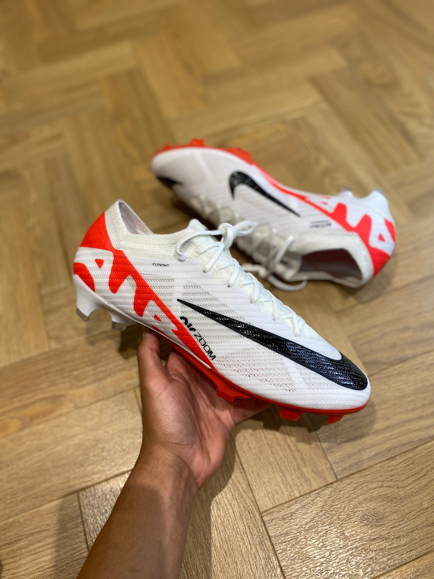Nike Zoom Mercurial Vapor 15 FG - White / Red