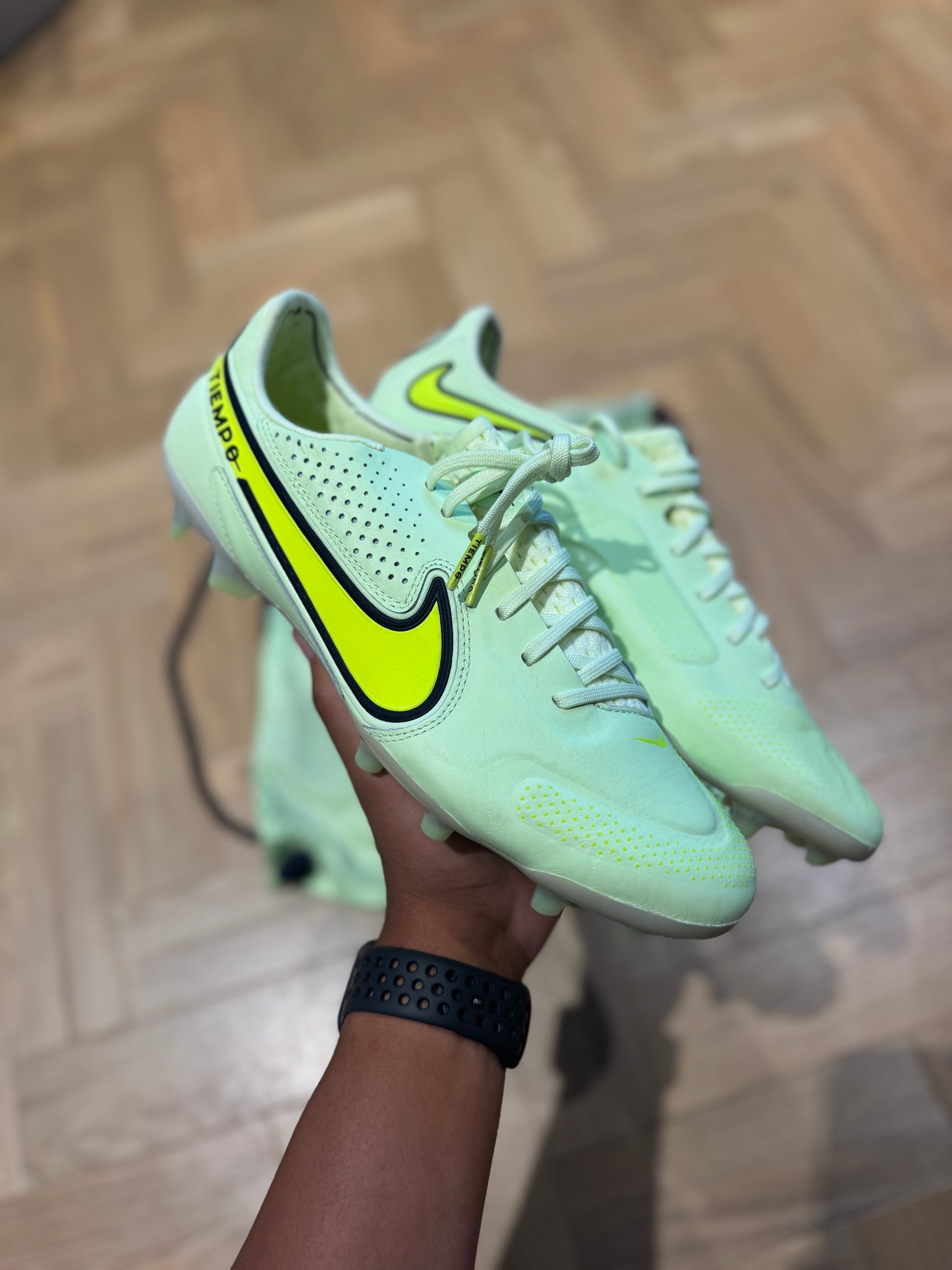 Nike Tiempo Legend 9 Elite FG - Yellow / White