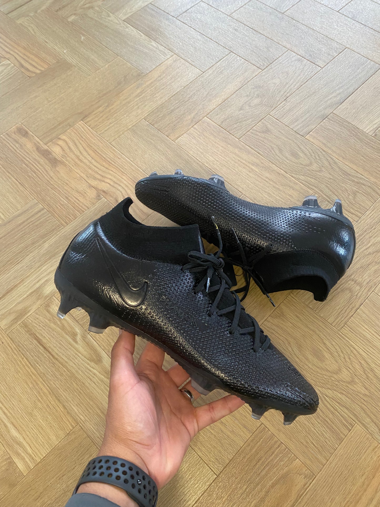 Nike Phantom GT Elite FG - Black / Black