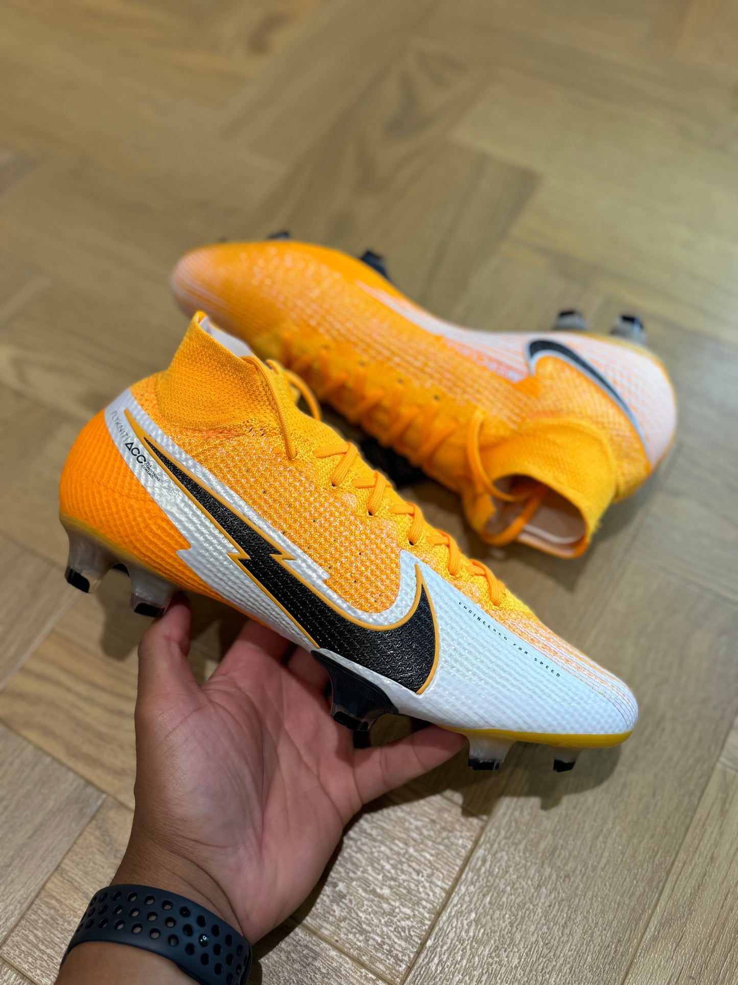 Nike Mercurial Superfly 7 Elite FG - Yellow / White