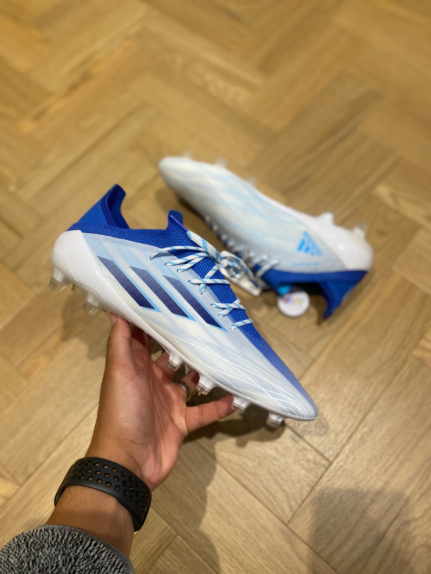 Adidas X Speedflow.1 AG - White / Blue