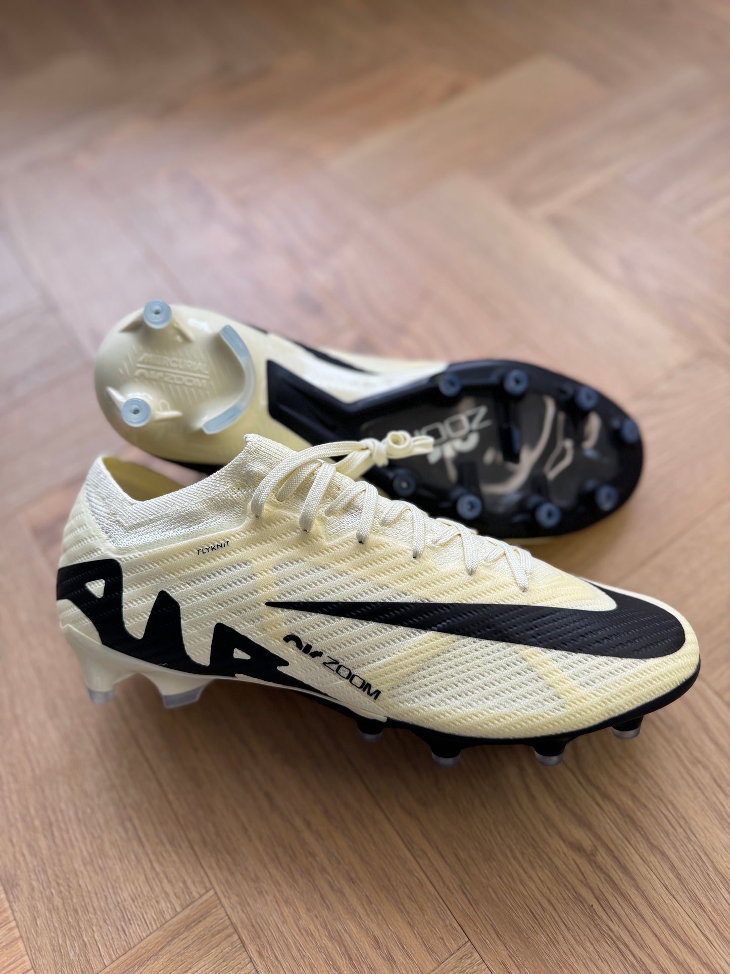 Nike Zoom Vapor 15 Elite AG - Cream / Black
