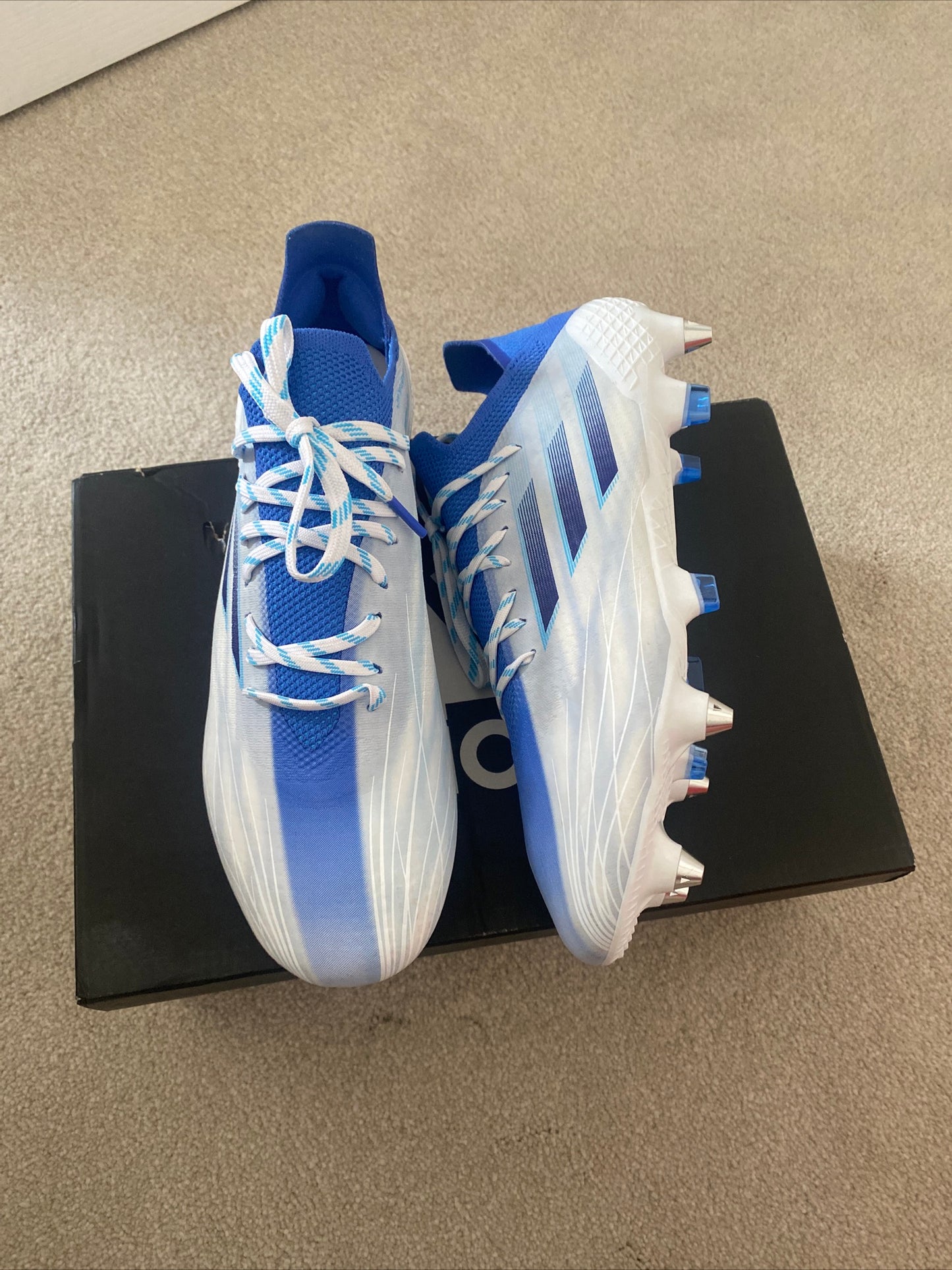 Adidas X Speedflow.1 SG White / Blue