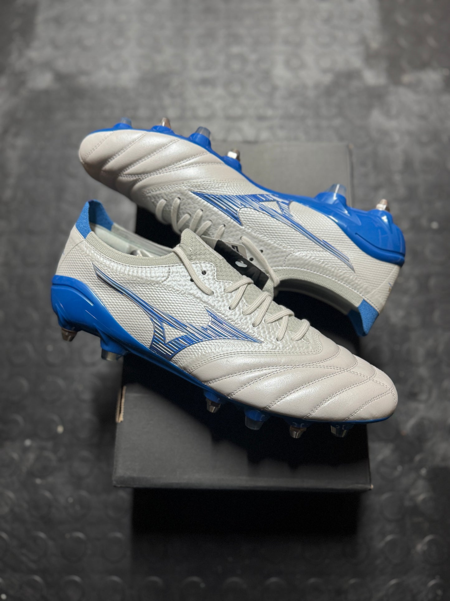 Mizuno Morelia Neo Beta 4 Elite MIJ - White / Blue