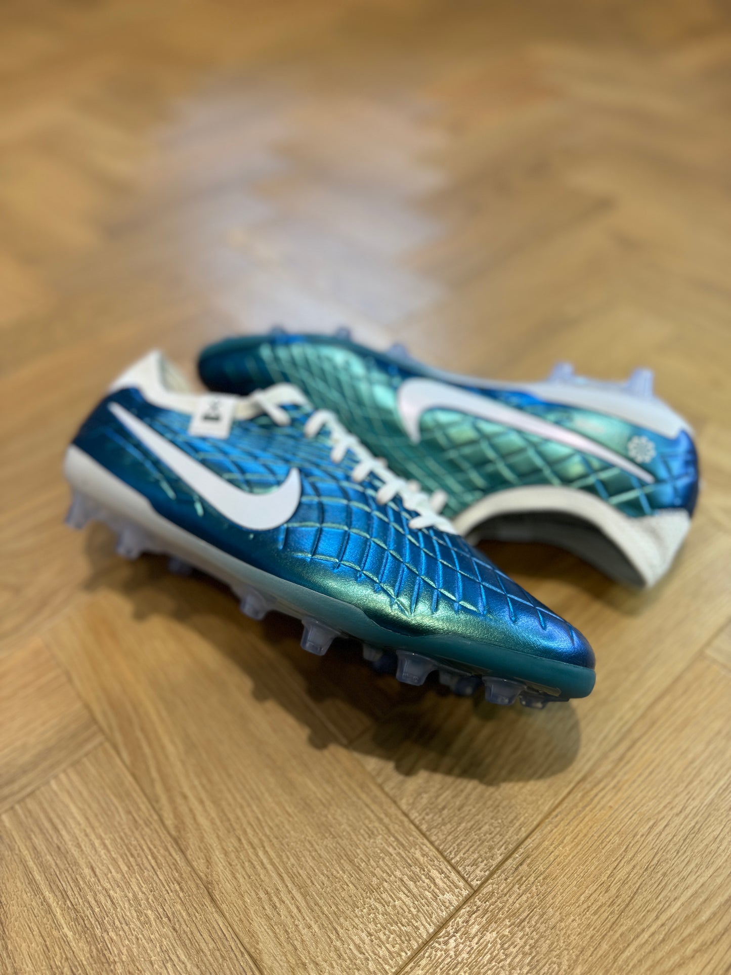 Nike Tiempo Legend 10 Elite 'Emerald' AG - Blue / White