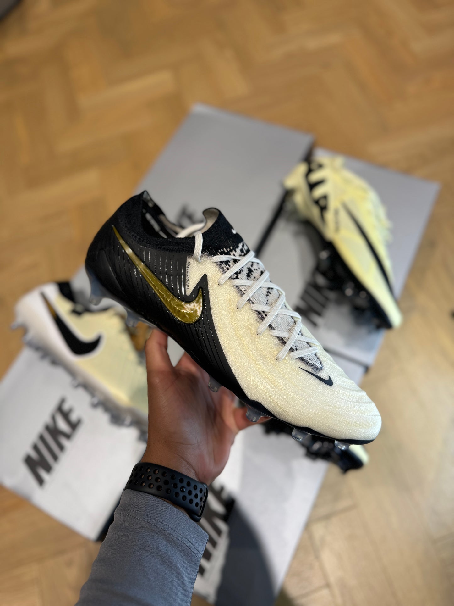 Nike Phantom GX 2 Elite AG-Pro - Cream / Black