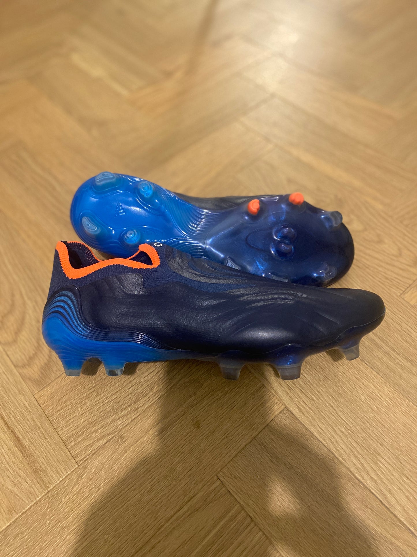 Adidas Copa Sense + FG - Navy / Orange