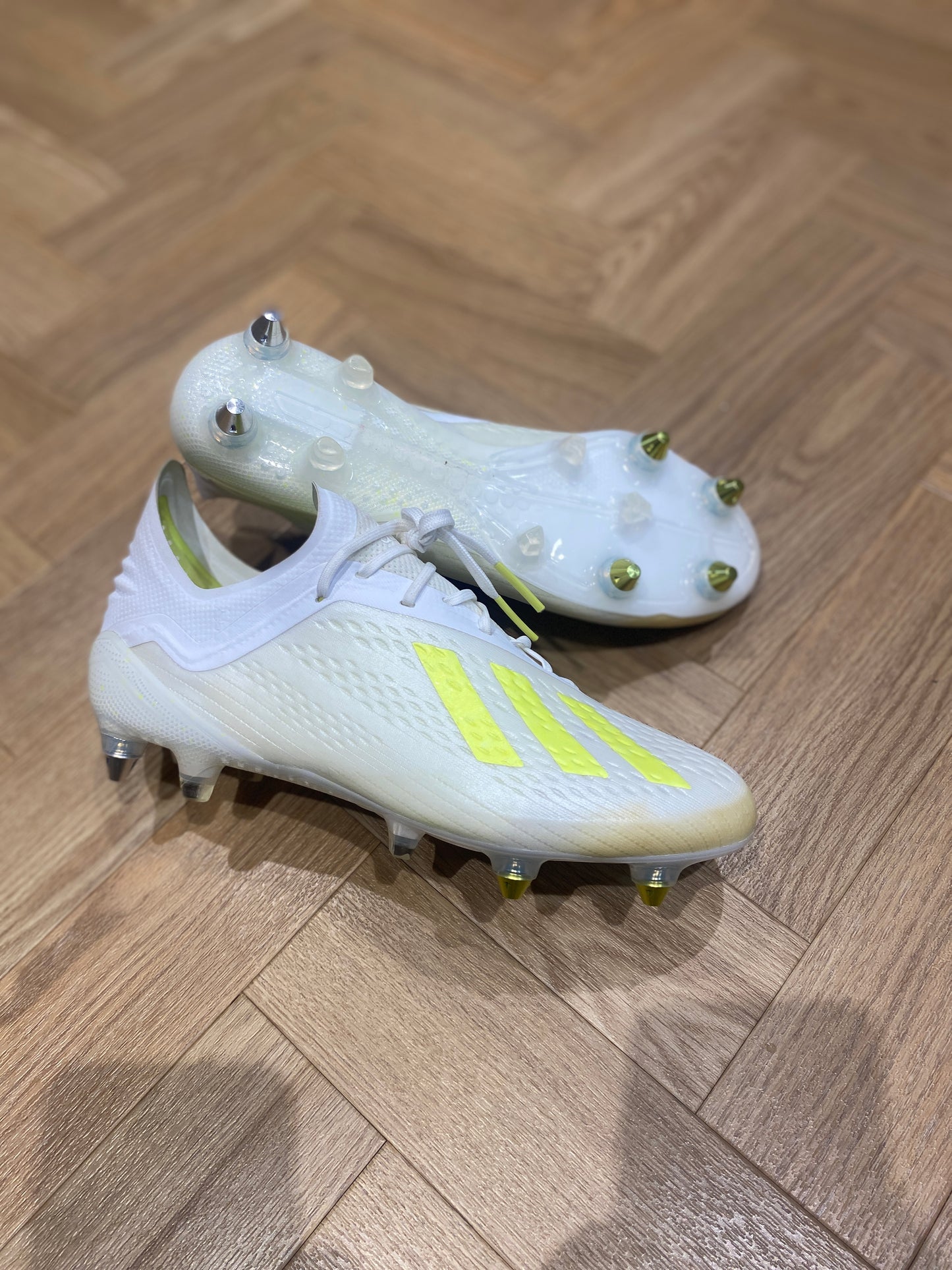 Adidas X 18.1 SG - White / Yellow